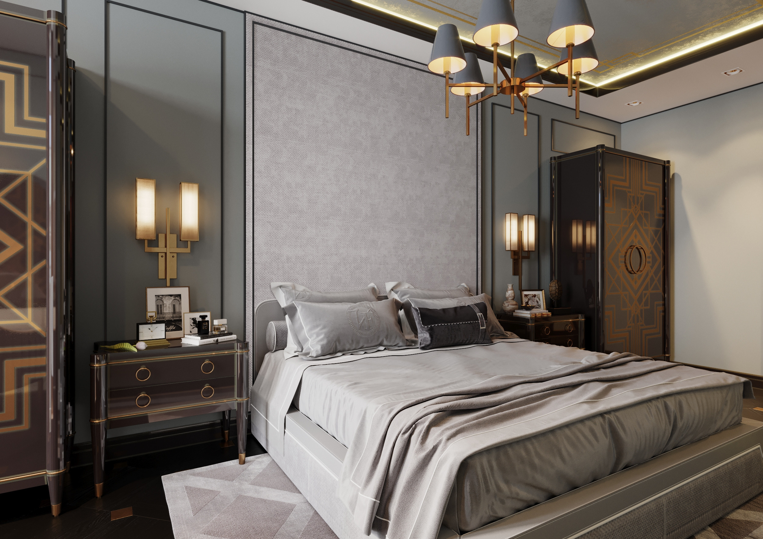 Дизайн — проект апартаментов  245 м². Разработка и техническое сопровождение архитектурных и дизайн-проектов