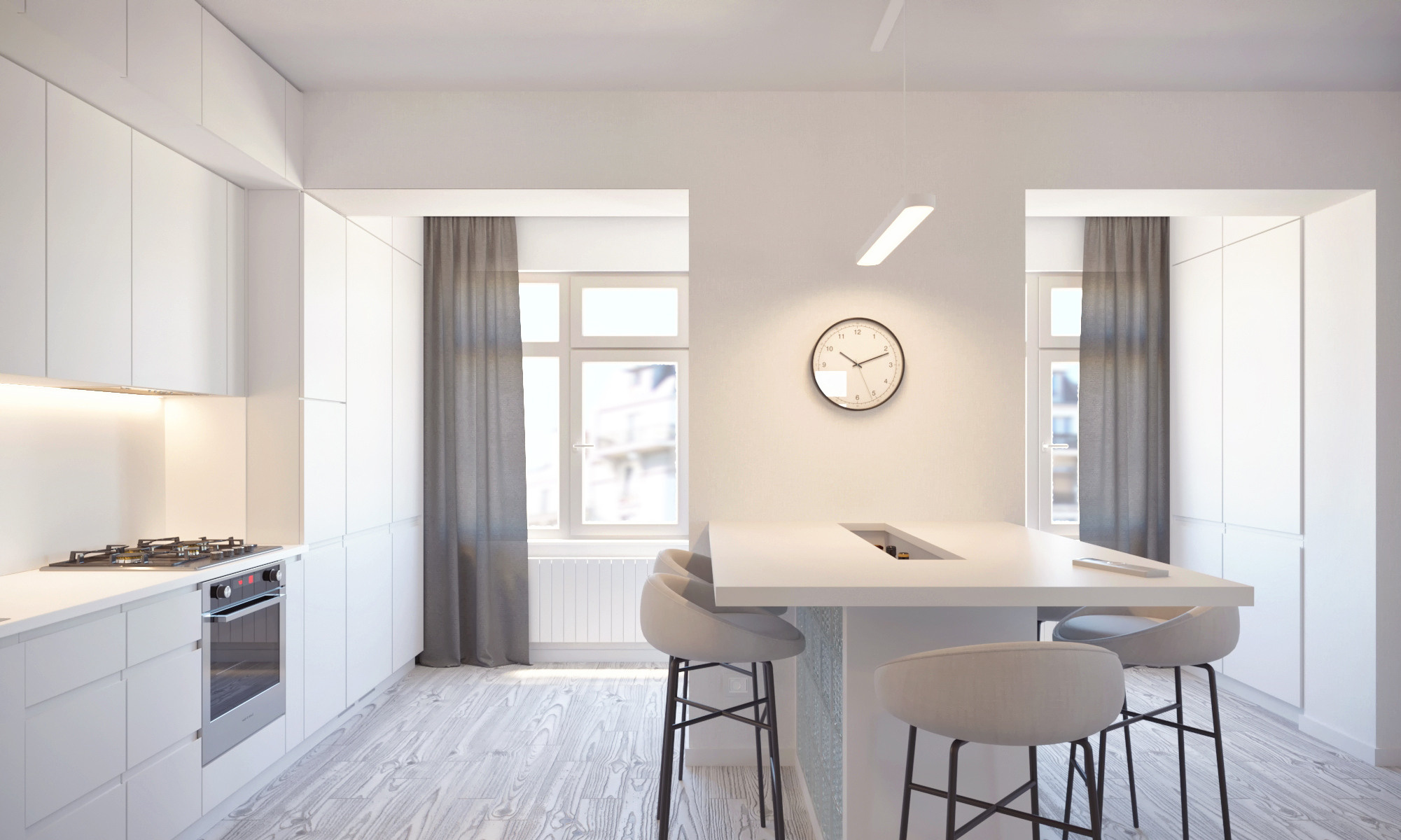 Дизайн — проект квартиры 68 м². Разработка и техническое сопровождение архитектурных и дизайн-проектов