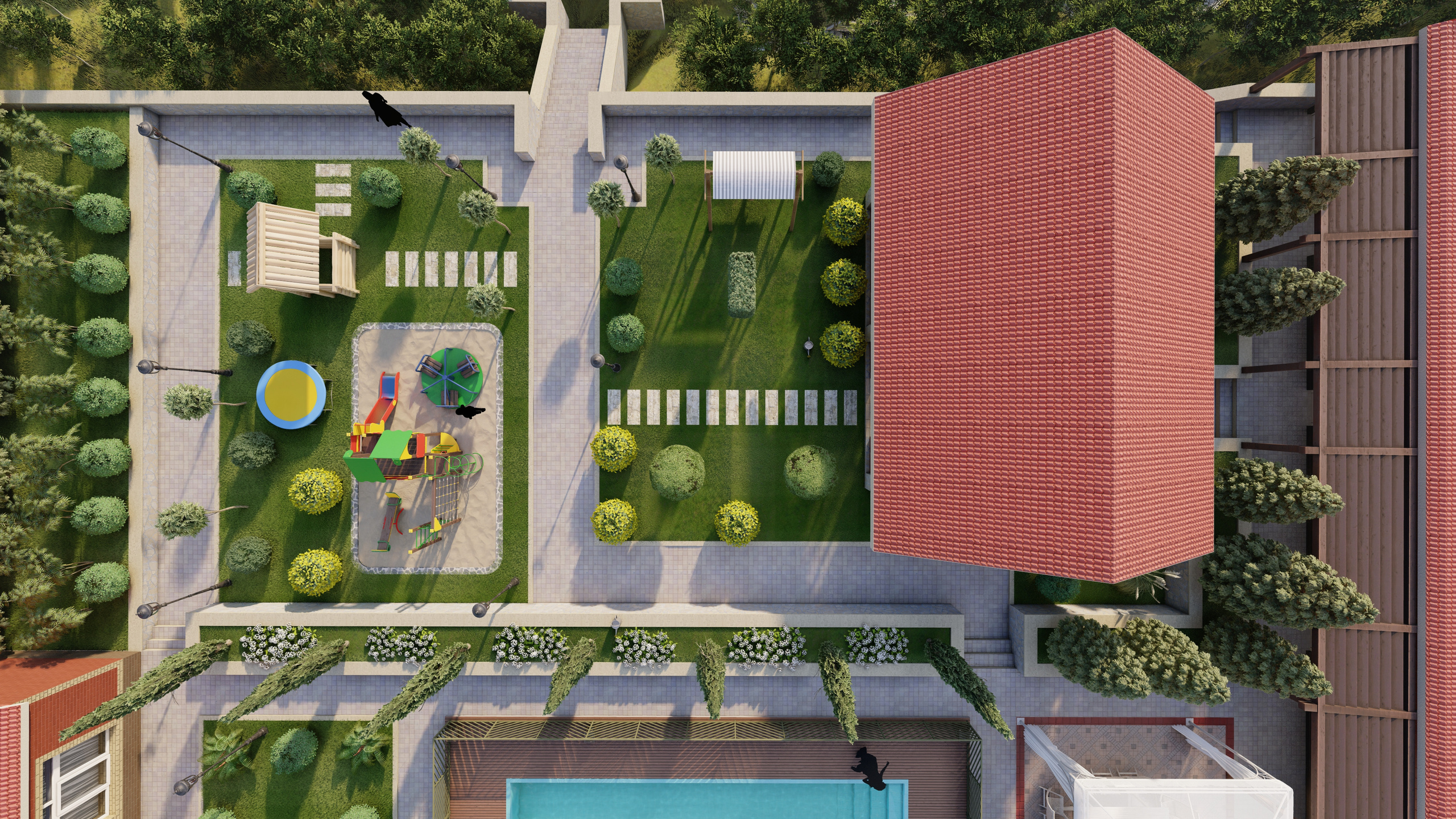 Проект разработки ландшафтного благоустройства в городе Ленкорань. Разработка и техническое сопровождение архитектурных и дизайн-проектов