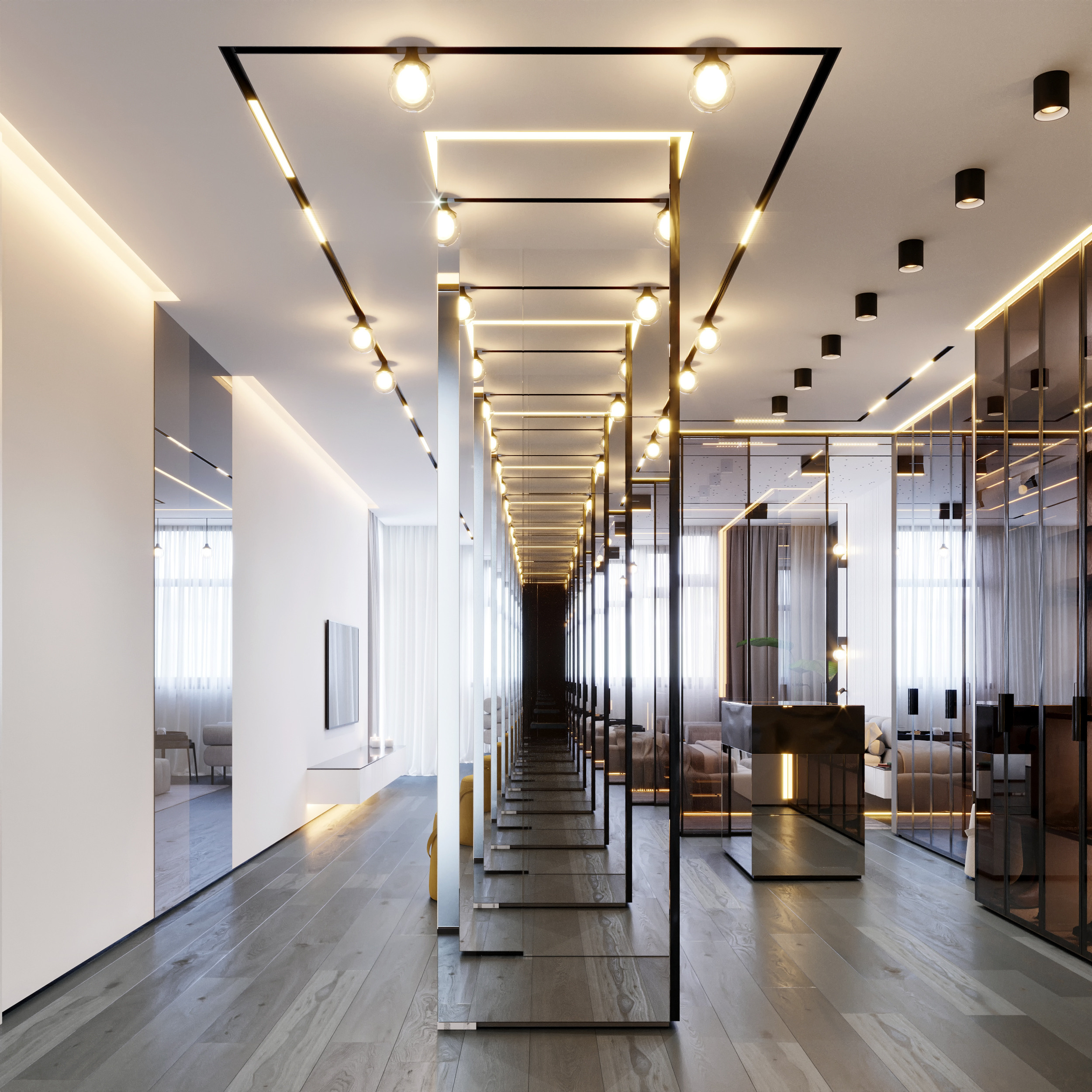 Дизайн — проект квартиры 233 м². Разработка и техническое сопровождение архитектурных и дизайн-проектов