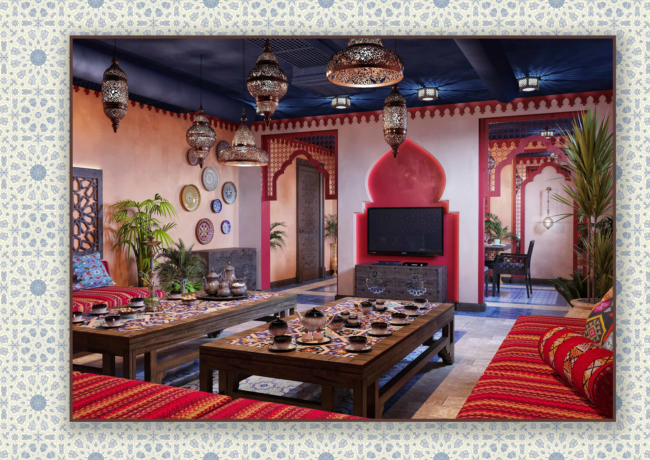 Дизайн — проект чайного дома «MUSKAT». Разработка и техническое сопровождение архитектурных и дизайн-проектов