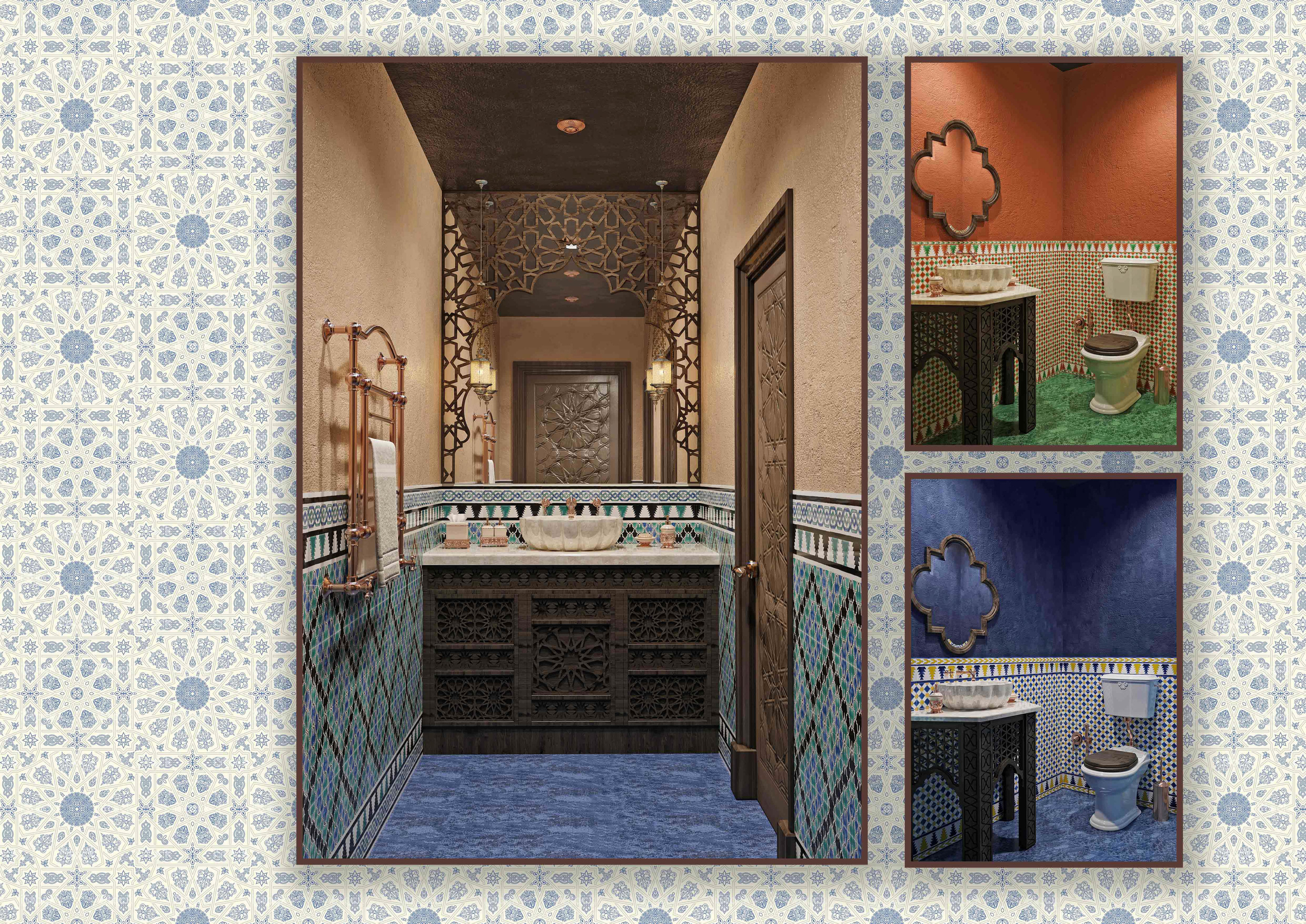 Дизайн — проект чайного дома «MUSKAT». Разработка и техническое сопровождение архитектурных и дизайн-проектов