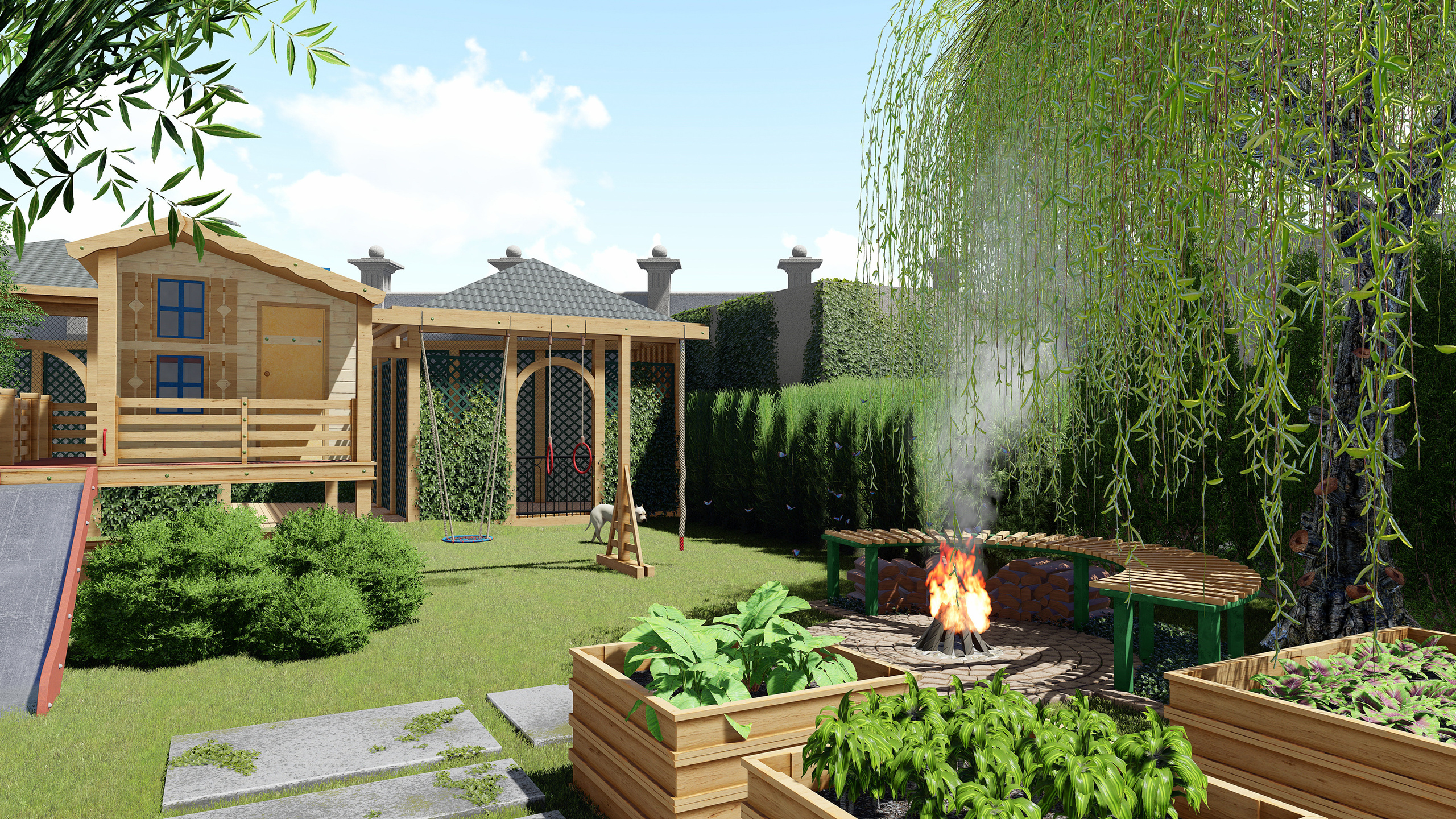 Проект разработки ландшафтного благоустройства в городе Гянджа. Разработка и техническое сопровождение архитектурных и дизайн-проектов