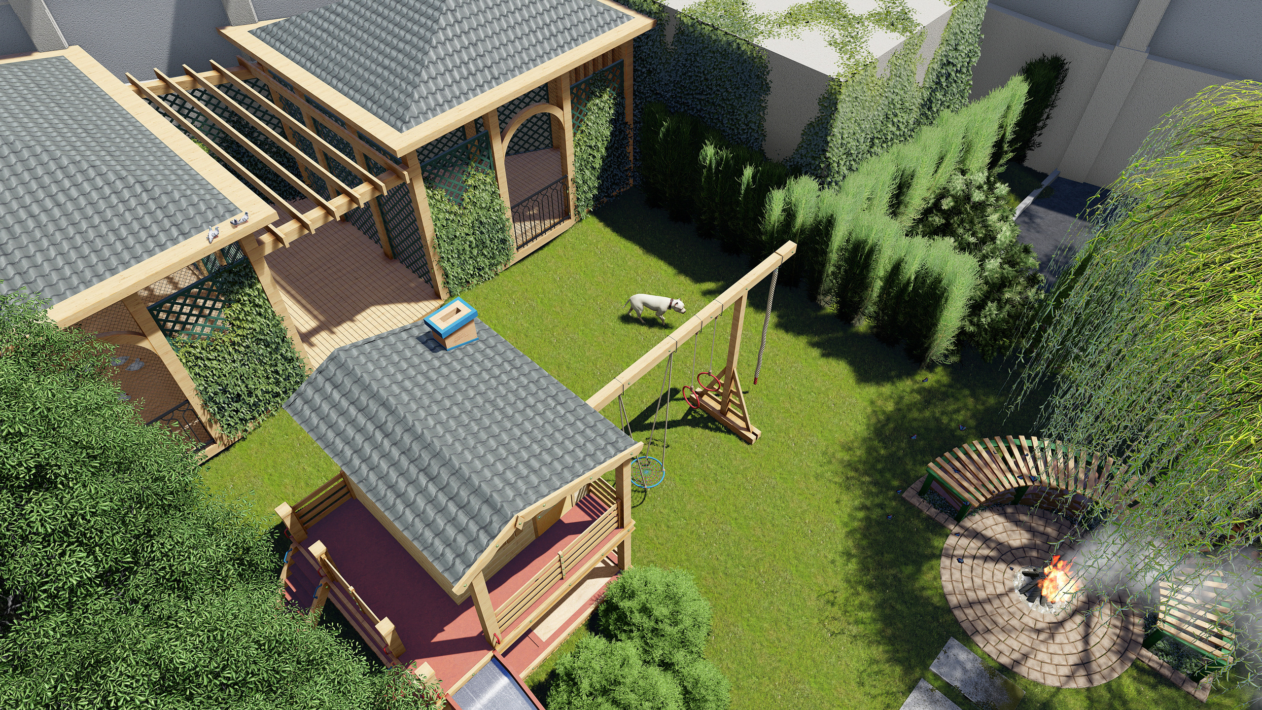 Проект разработки ландшафтного благоустройства в городе Гянджа. Разработка и техническое сопровождение архитектурных и дизайн-проектов