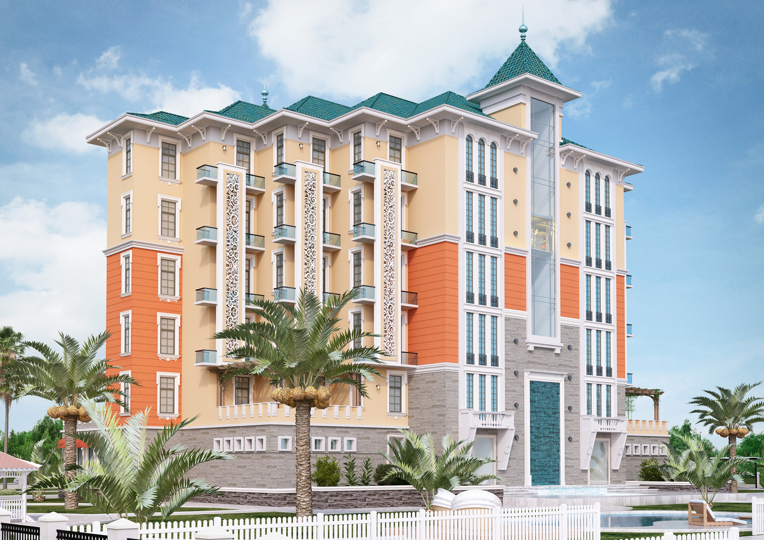 Эскизный проект гостинично-туристического комплекса. Разработка и техническое сопровождение архитектурных и дизайн-проектов