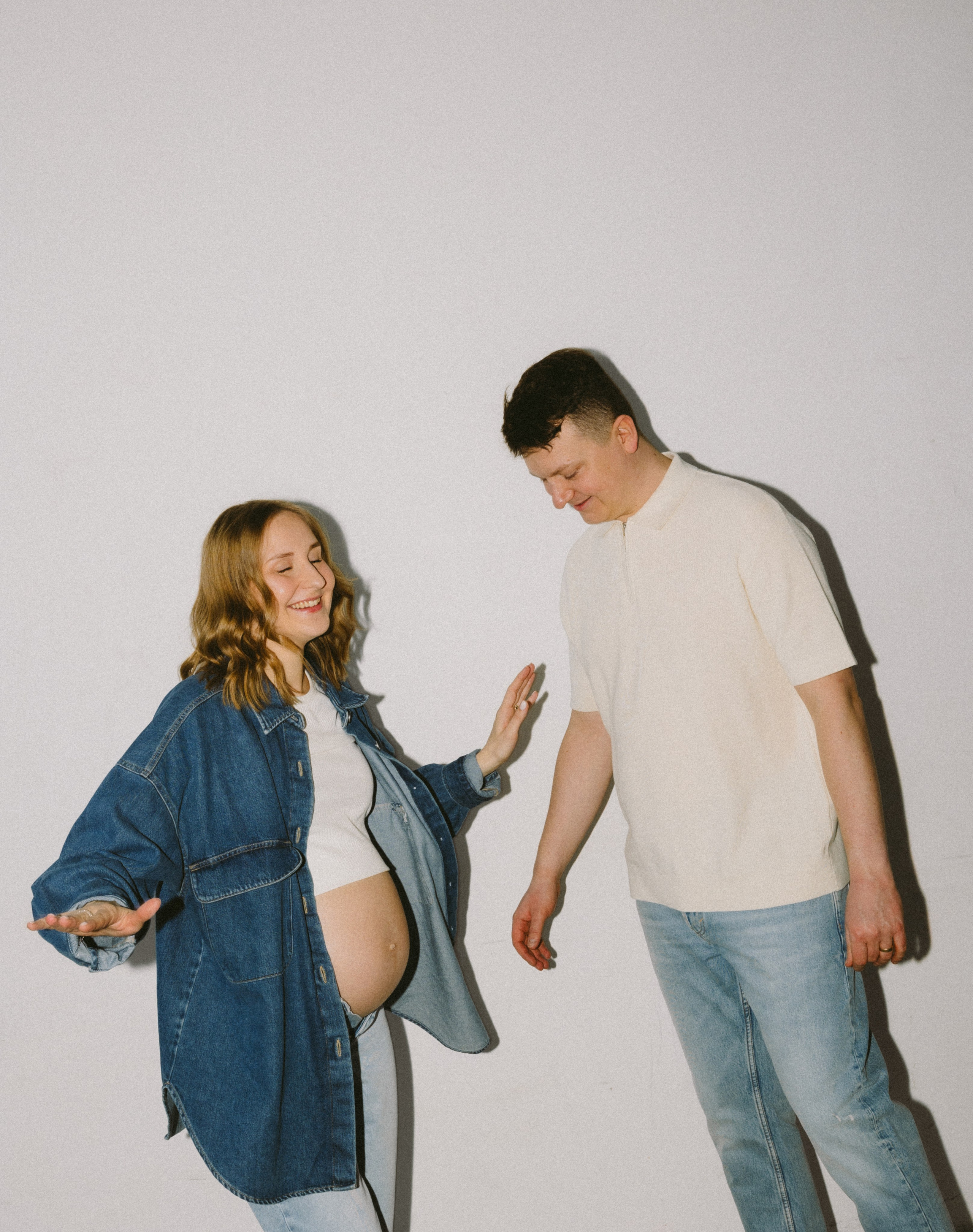 Laukimo fotosesija studijoje | su Marta ir Šarūnu. Vestuvių ir šeimų fotografė Lena Bondarenko / belove photo