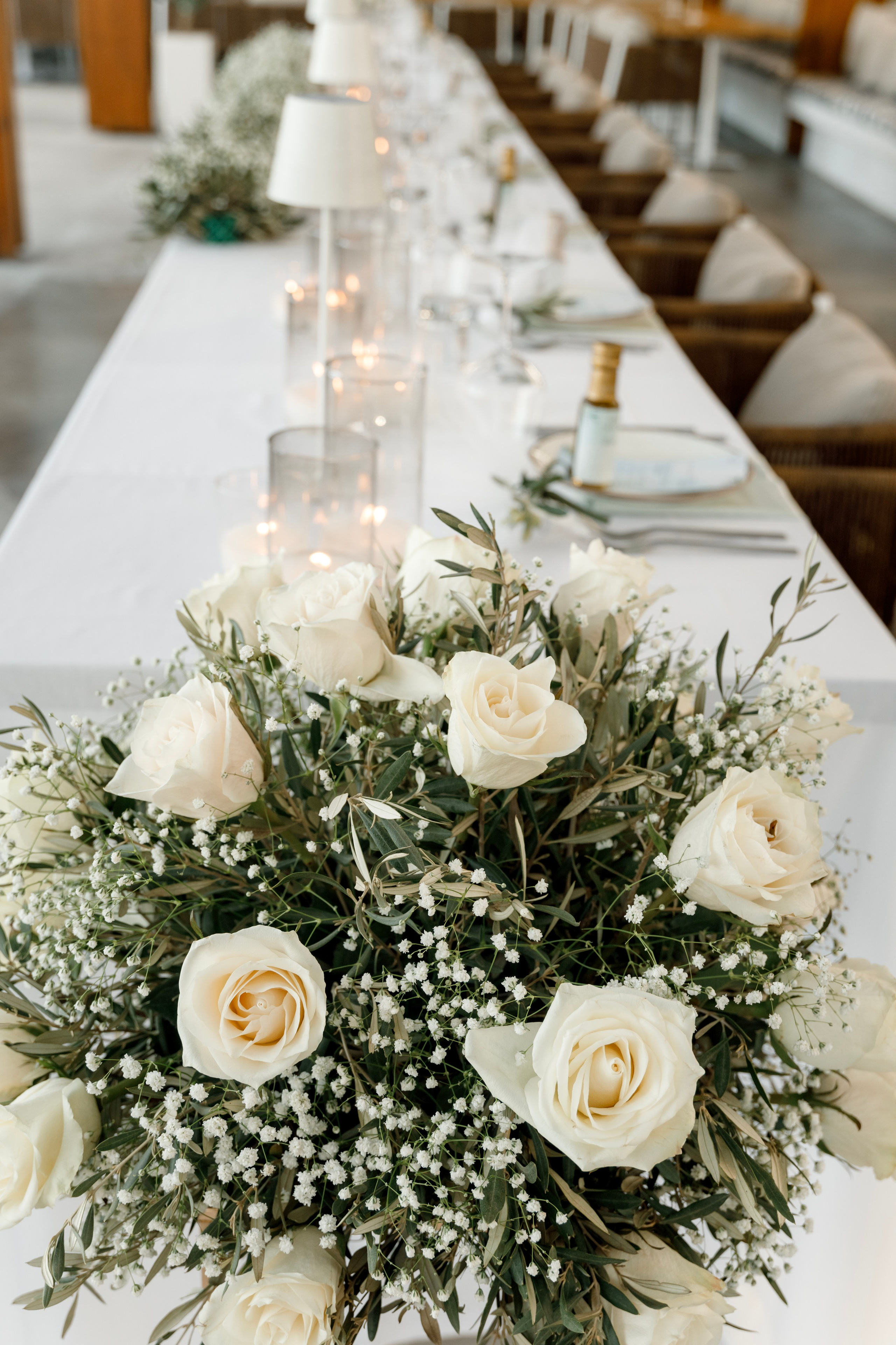 Table decoration in a Restaurant Naya, Faliraki Rhodes Greece