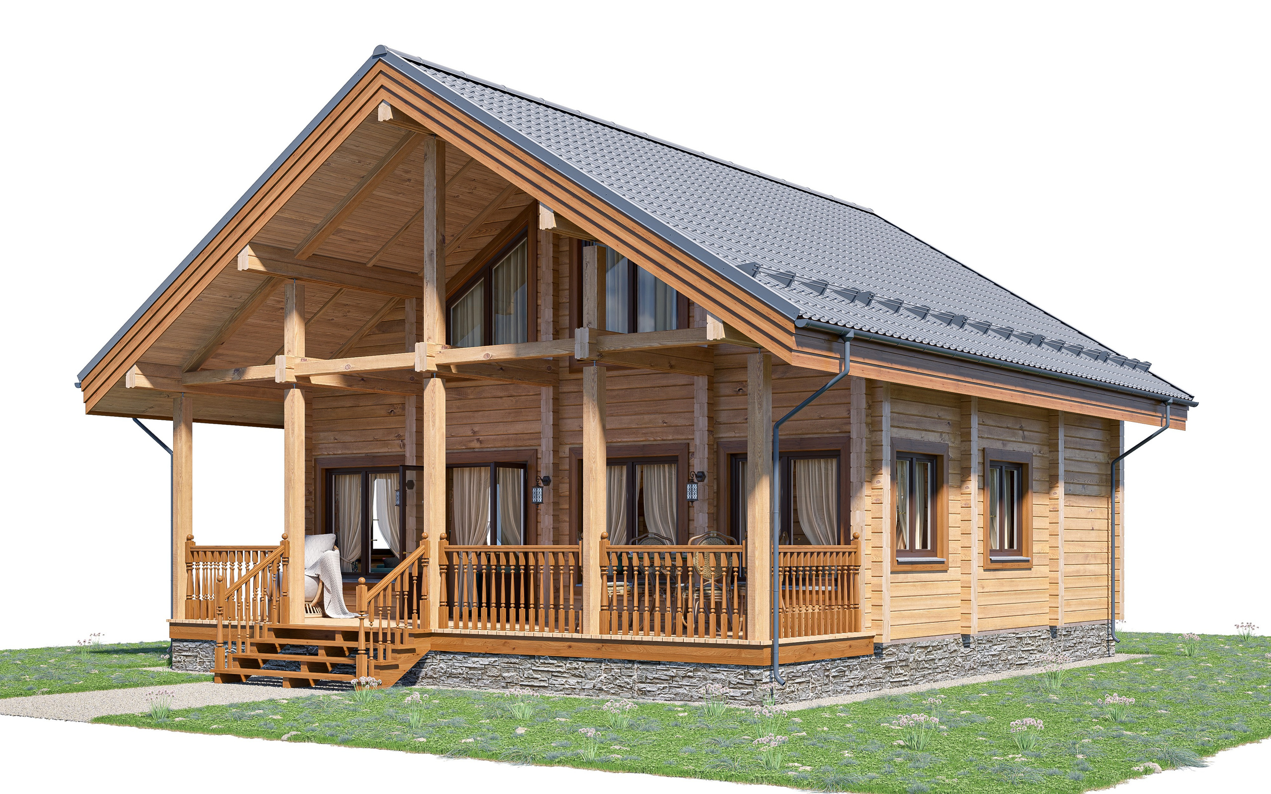 Экстерьер дома. Дизайн и визуализация