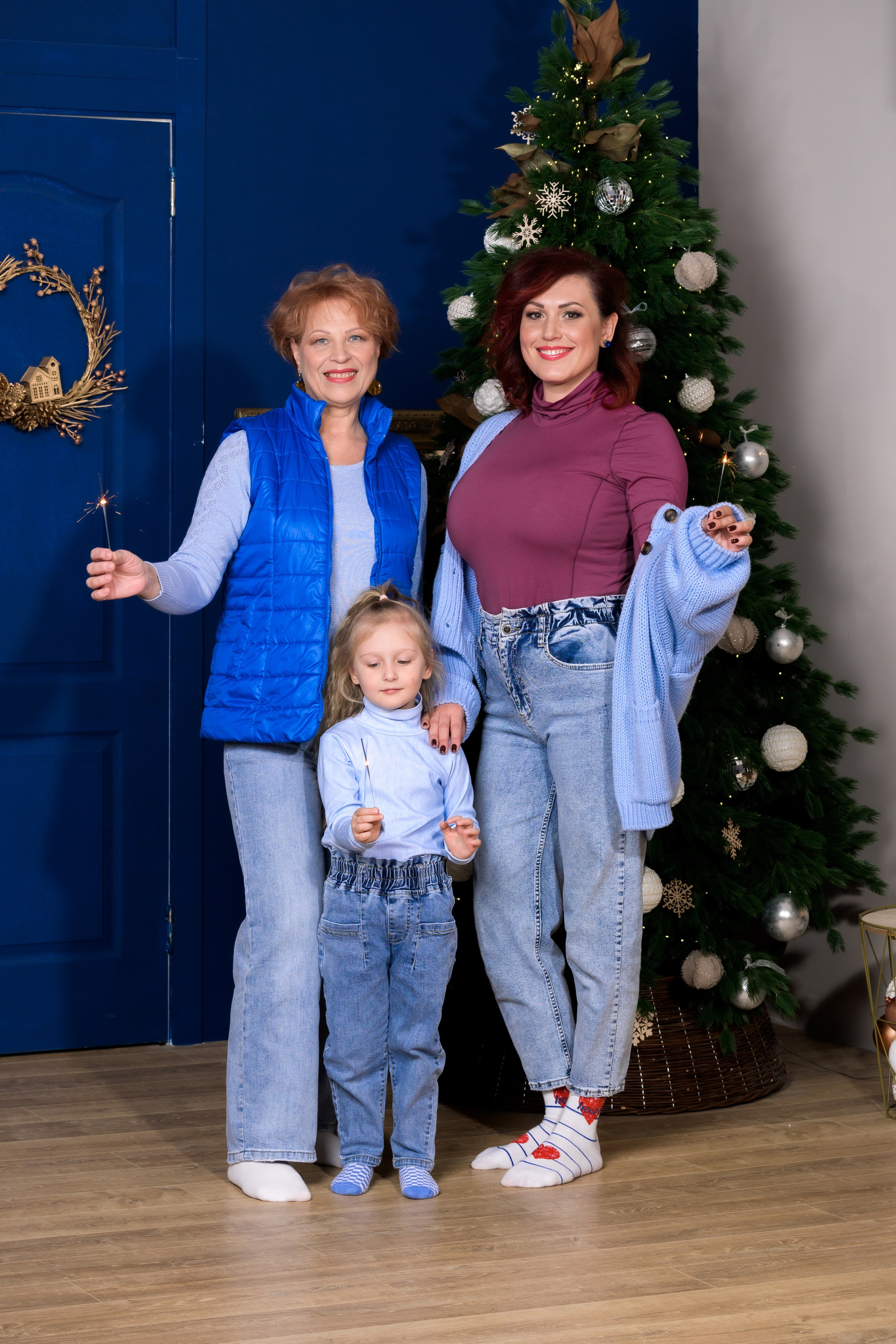 Olya and the family. Fotograf Dmitrii Donets