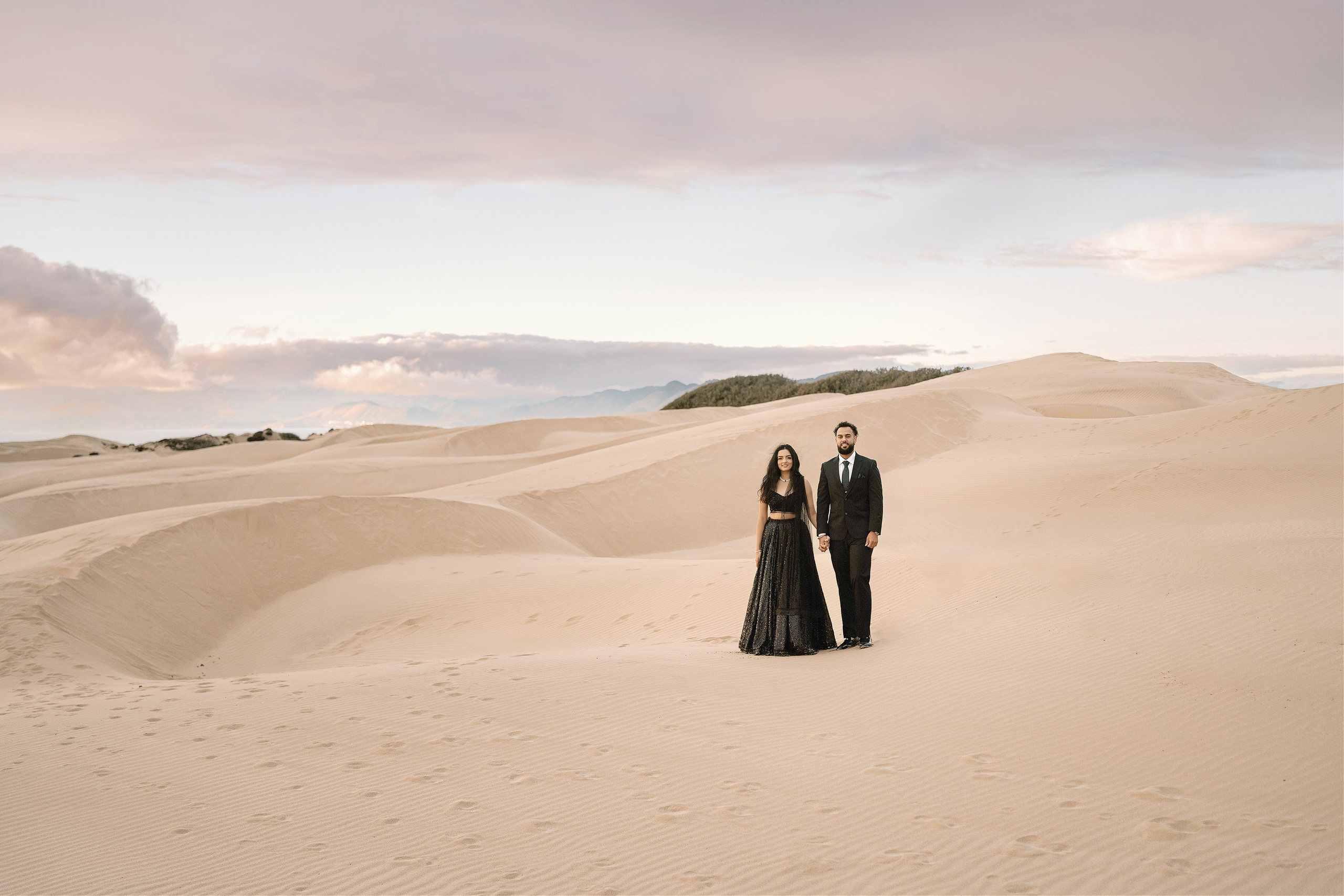 Elopement at Pismo Beach Sand Dunes, California. Wedding Photography & Videography Team in California, Los Angeles, San Francisco, San Diego and Travel