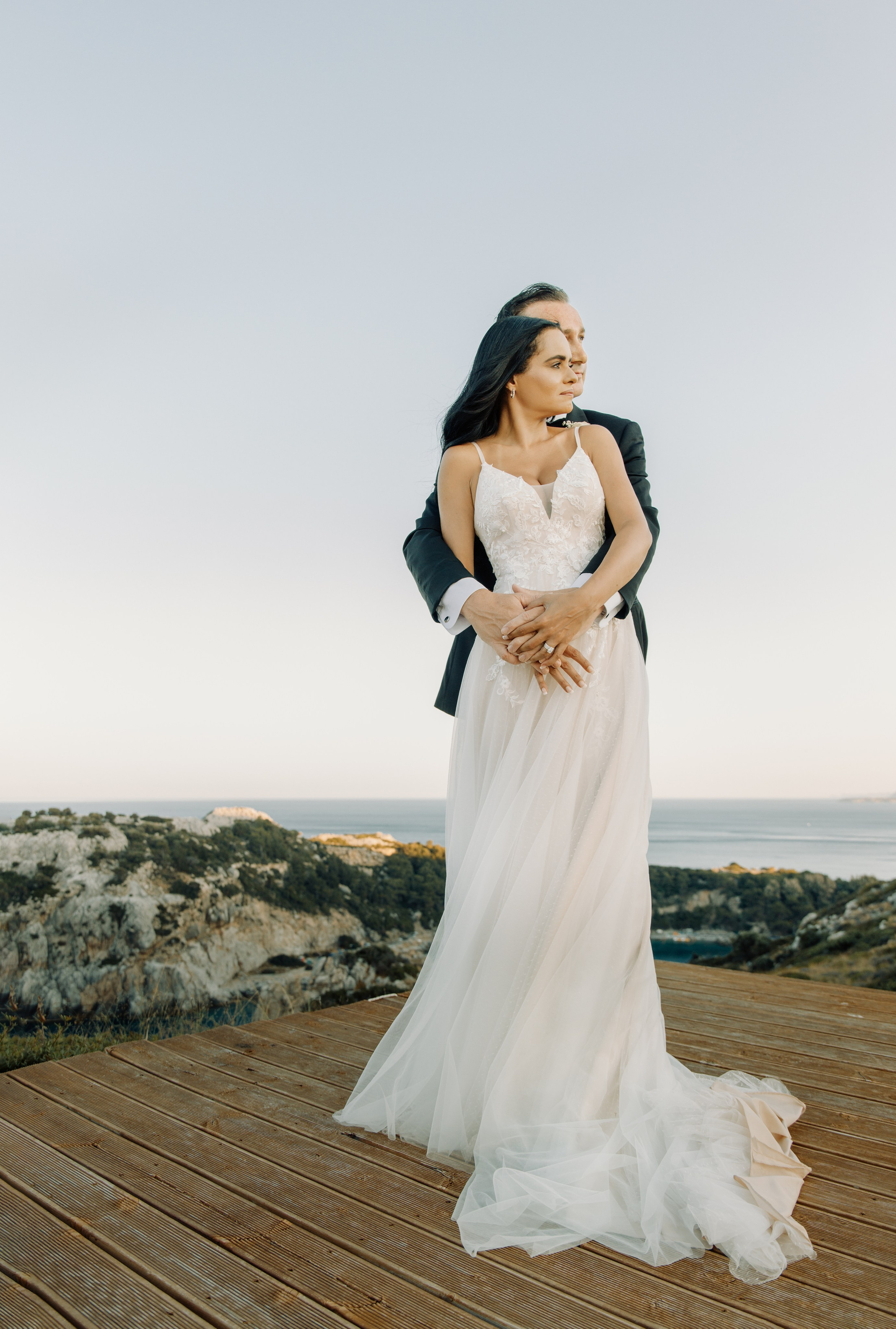 Vow Renewal Ceremony. Portrait- und Hochzeitsfotografin Irene Art Photo mit Sitz auf der griechischen Insel Rhodos