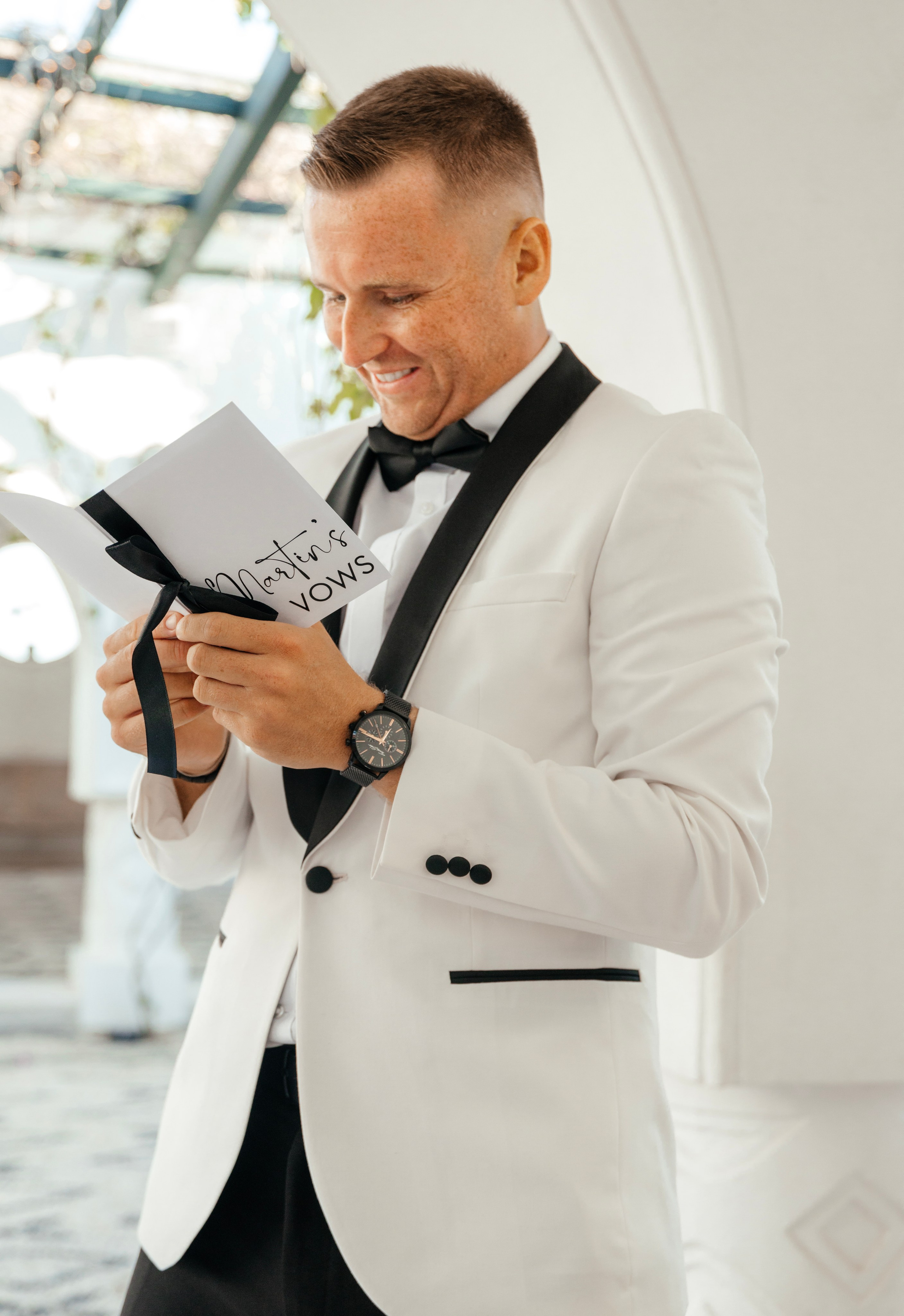 Groom's portrait Rhodes, Greece