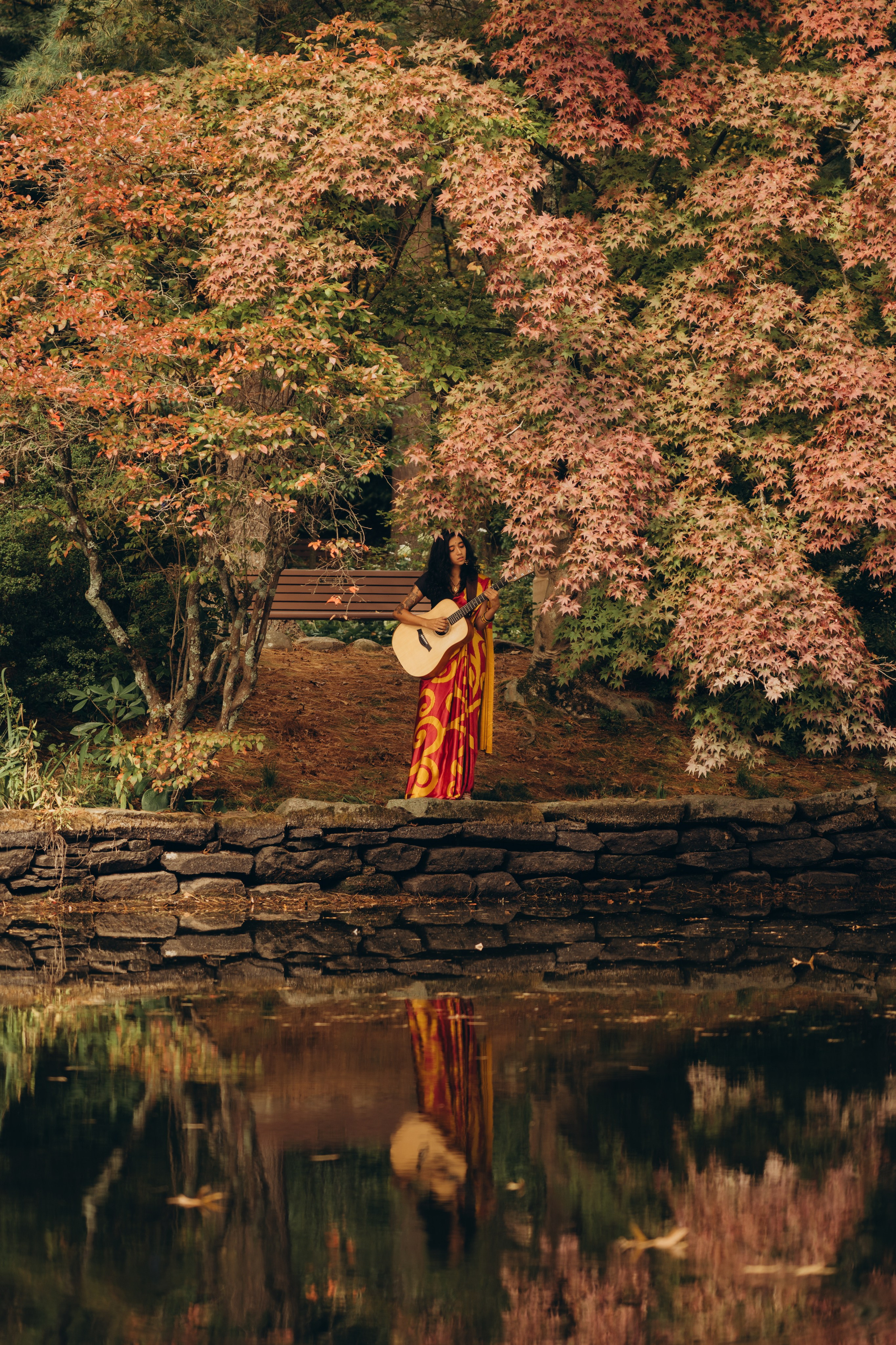 Debut Album Photoshoot for Rhode Island Musician. Daria Deschain Cinematic Photography in Connecticut