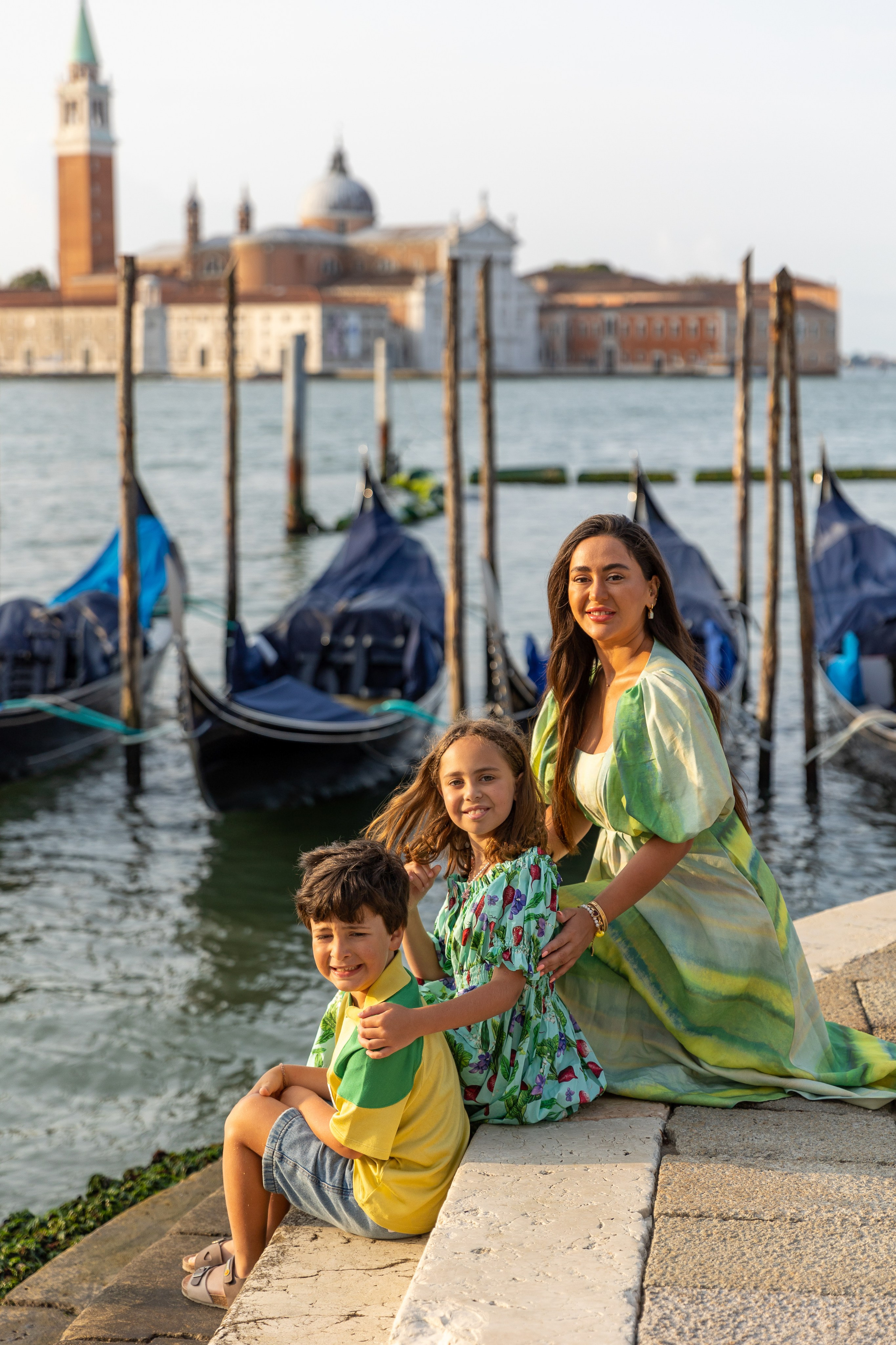 Fidan with childrens