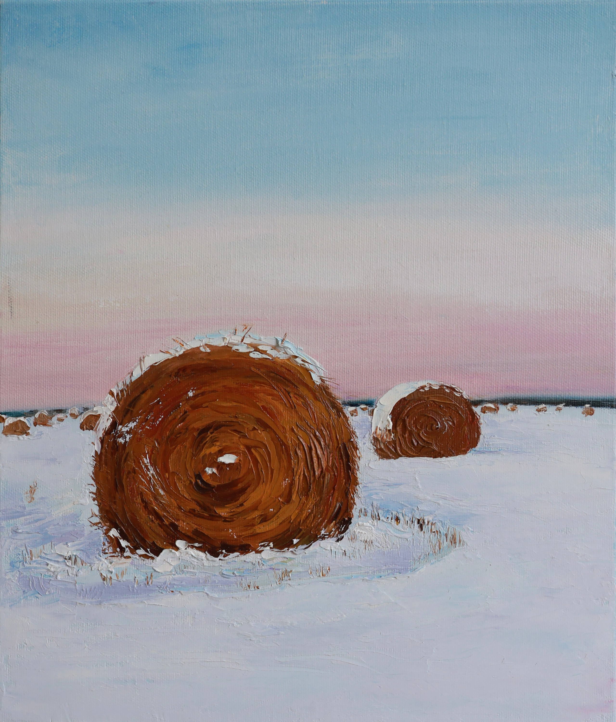 СТОГА В СНЕГУ