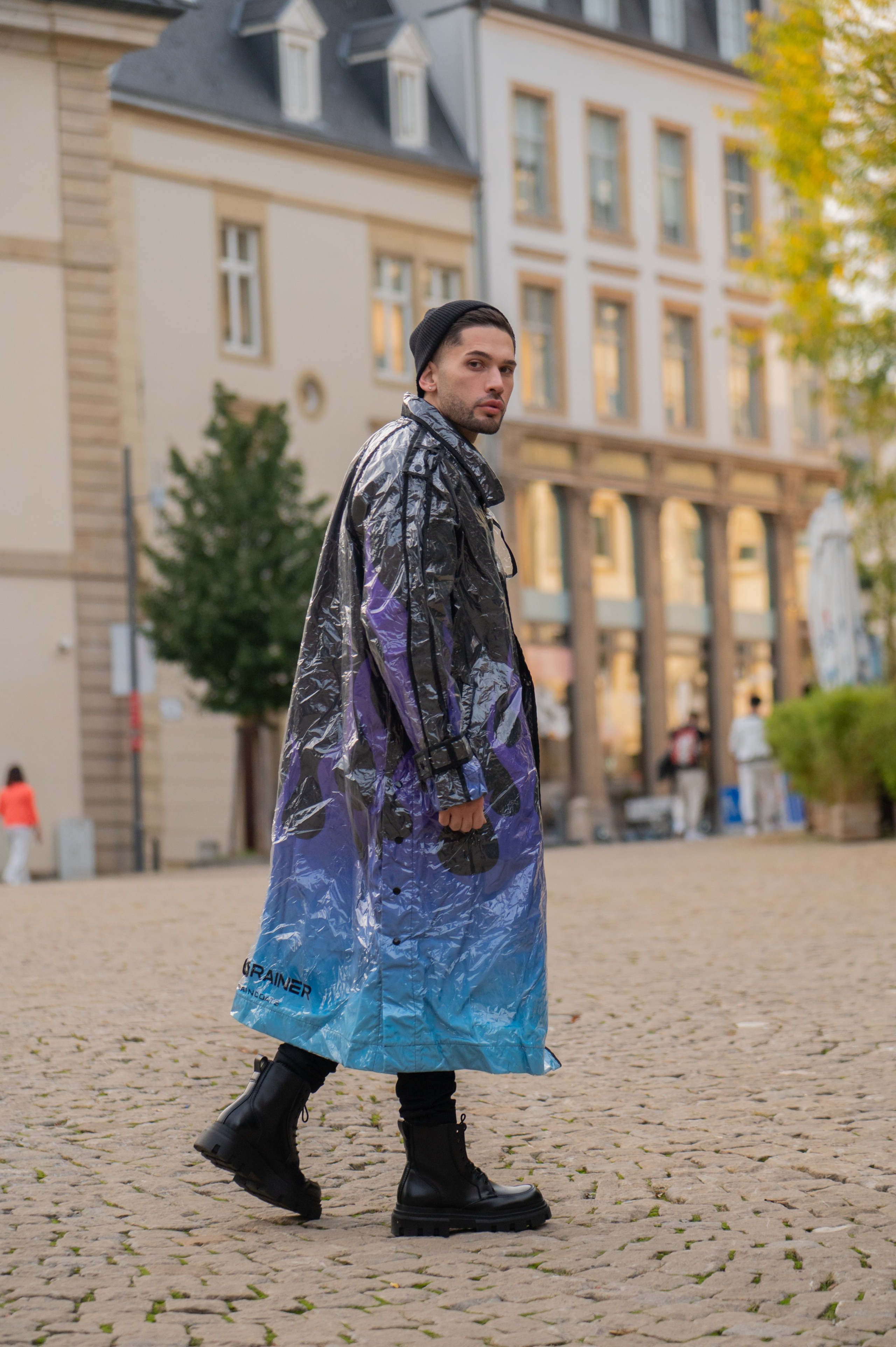 Rain coats brand “No.Rainer”. Designed in Luxembourg. Photographer in Luxembourg Tanita