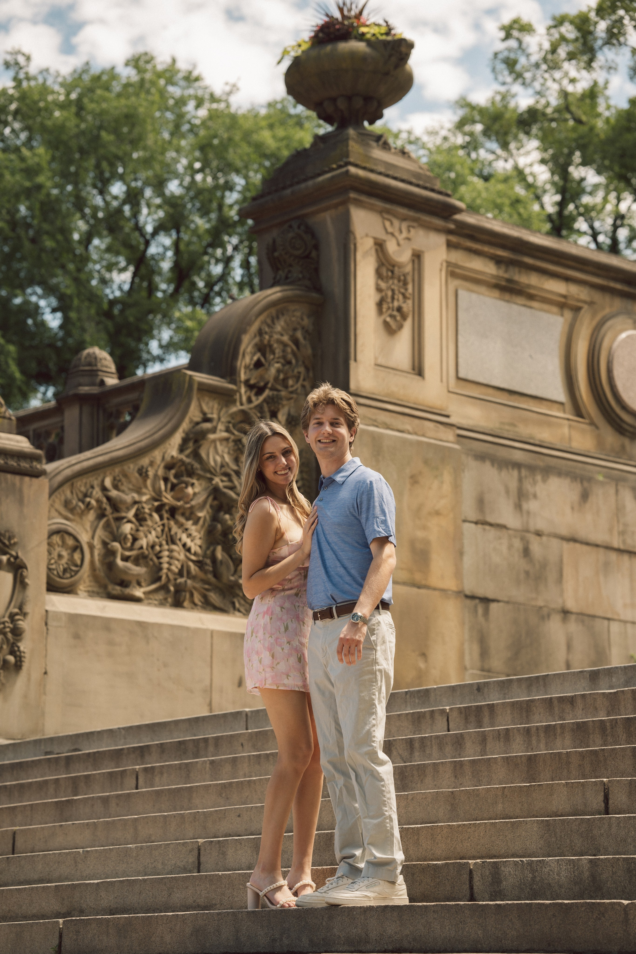 Surprise proposal Central Park. New York + destination photographer