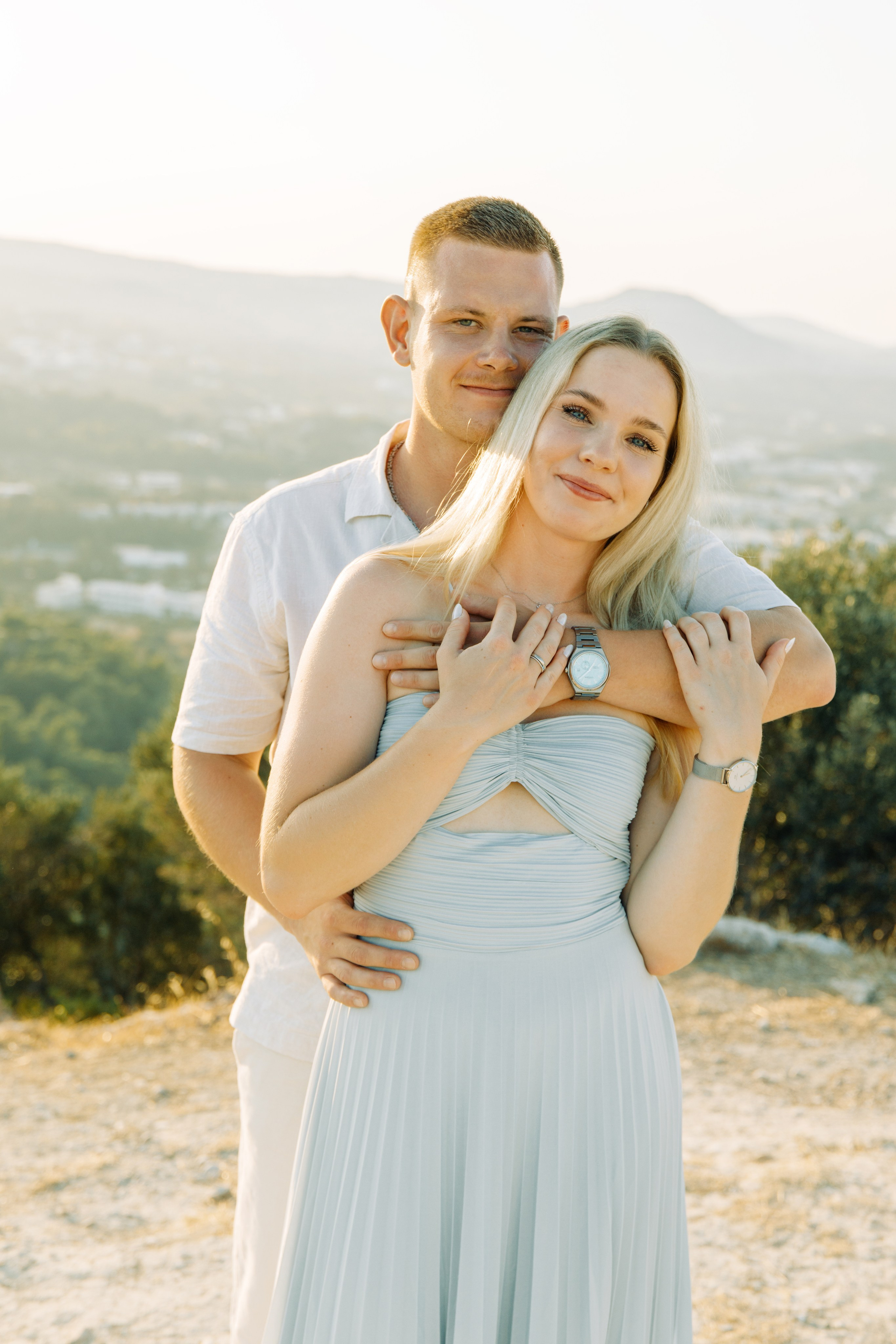 Alina and Joshua. Renate Woeste | Wedding planner in Rhodes. Creating dream weddings by the sea. Let’s make your special day unforgettable