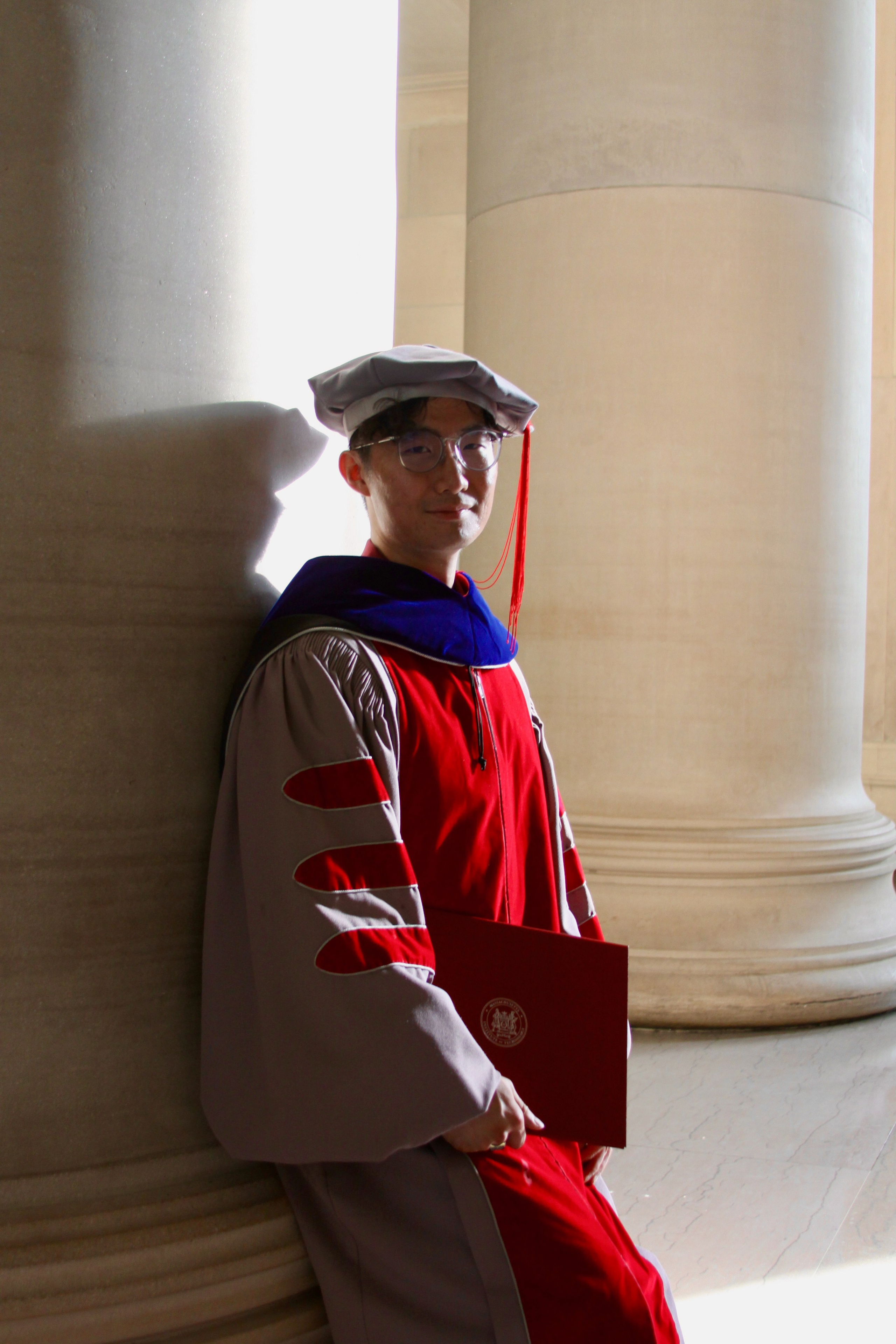 PhD graduation with Elton. Kelly Sang, graduation and portrait photographer in Boston