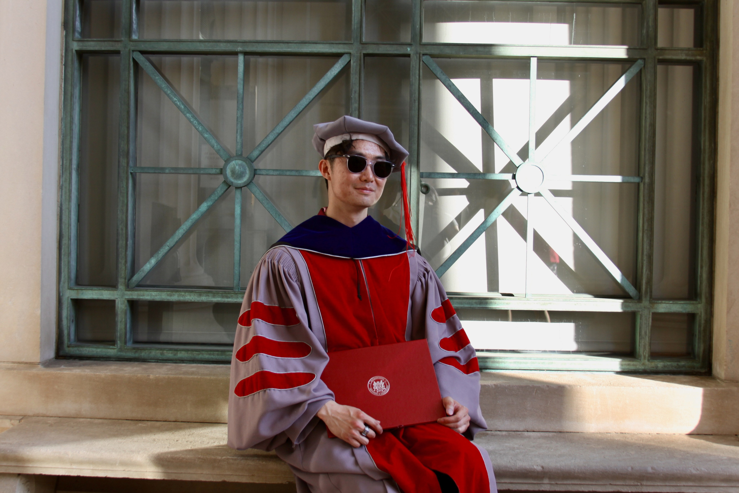 PhD graduation with Elton. Kelly Sang, graduation and portrait photographer in Boston