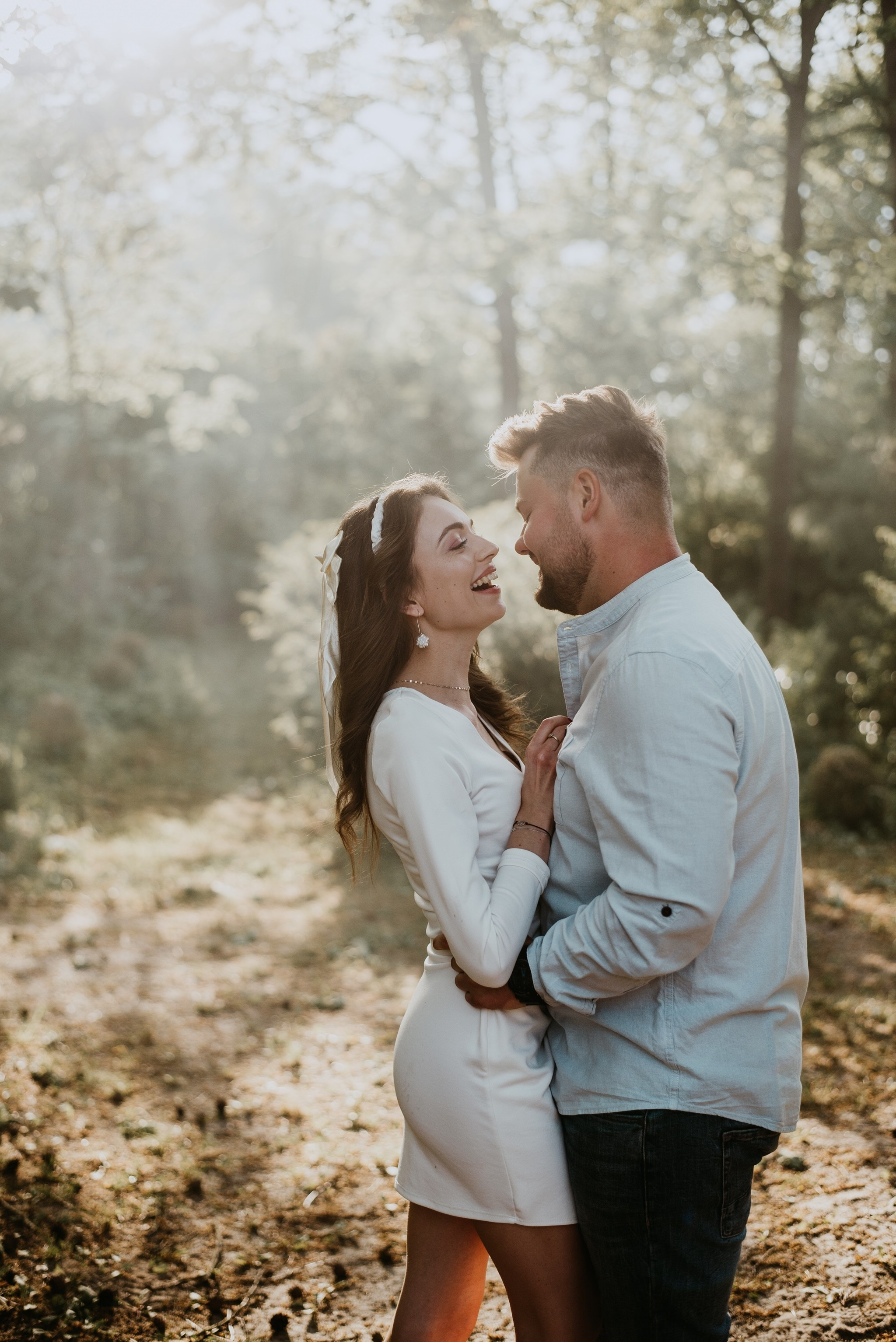 Sesja narzeczeńska Ewelina i Paweł. Dominika Strachacka Fotografia | Fotograf ślubny i rodzinny Opole Lubelskie Lublin