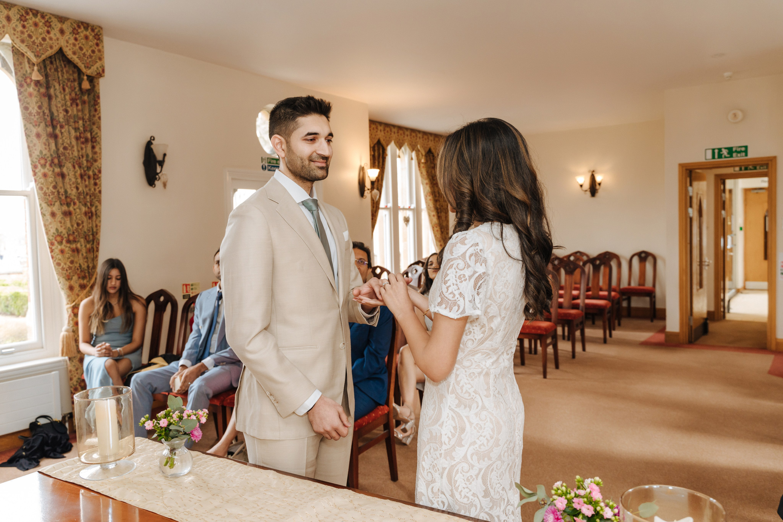 St Albans Register Office, St Albans Register Office wedding , St Albans, wedding in St Albans, civil ceremony in St Albans Register Office, small wedding, photographer for small wedding in St Albans Register Office