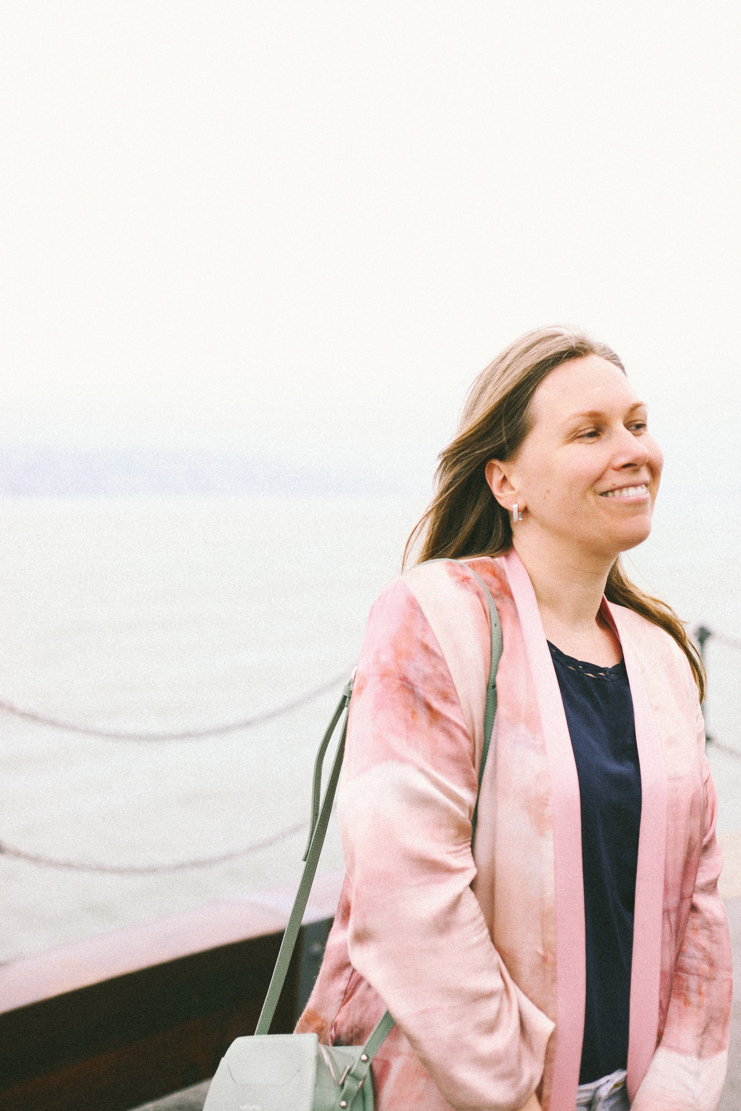 Katya near the lighthouse. Victoria Dini. Art photography in London / Folkestone, UK