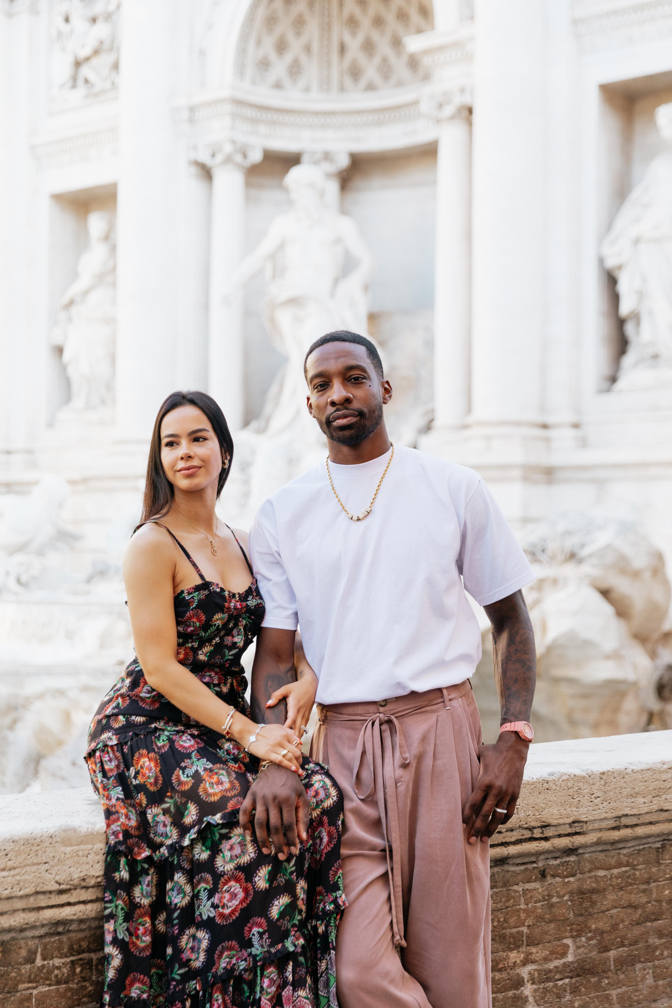 Stephanie and Jeffrey. Photographer in Rome