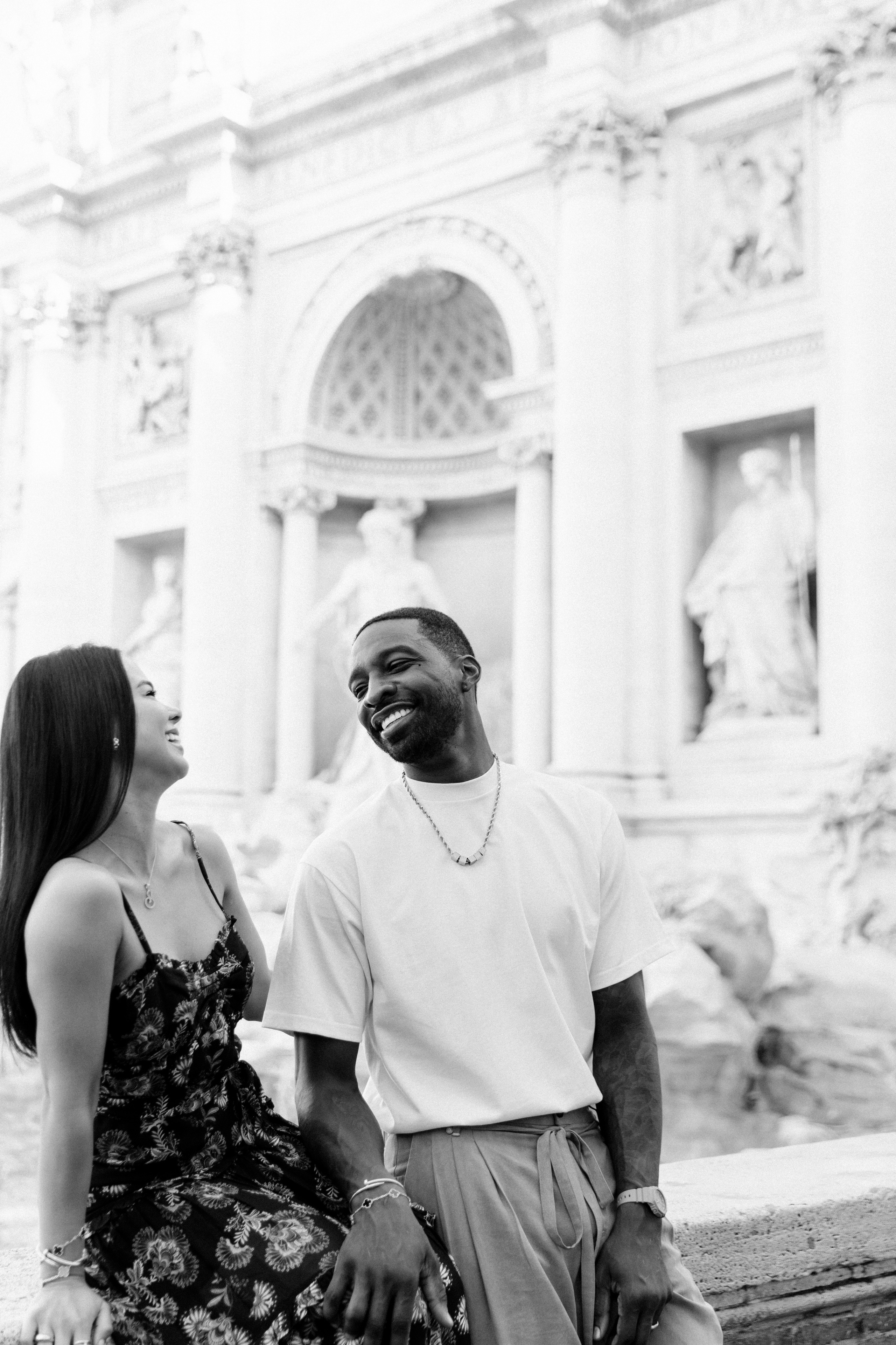 Stephanie and Jeffrey. Photographer in Rome