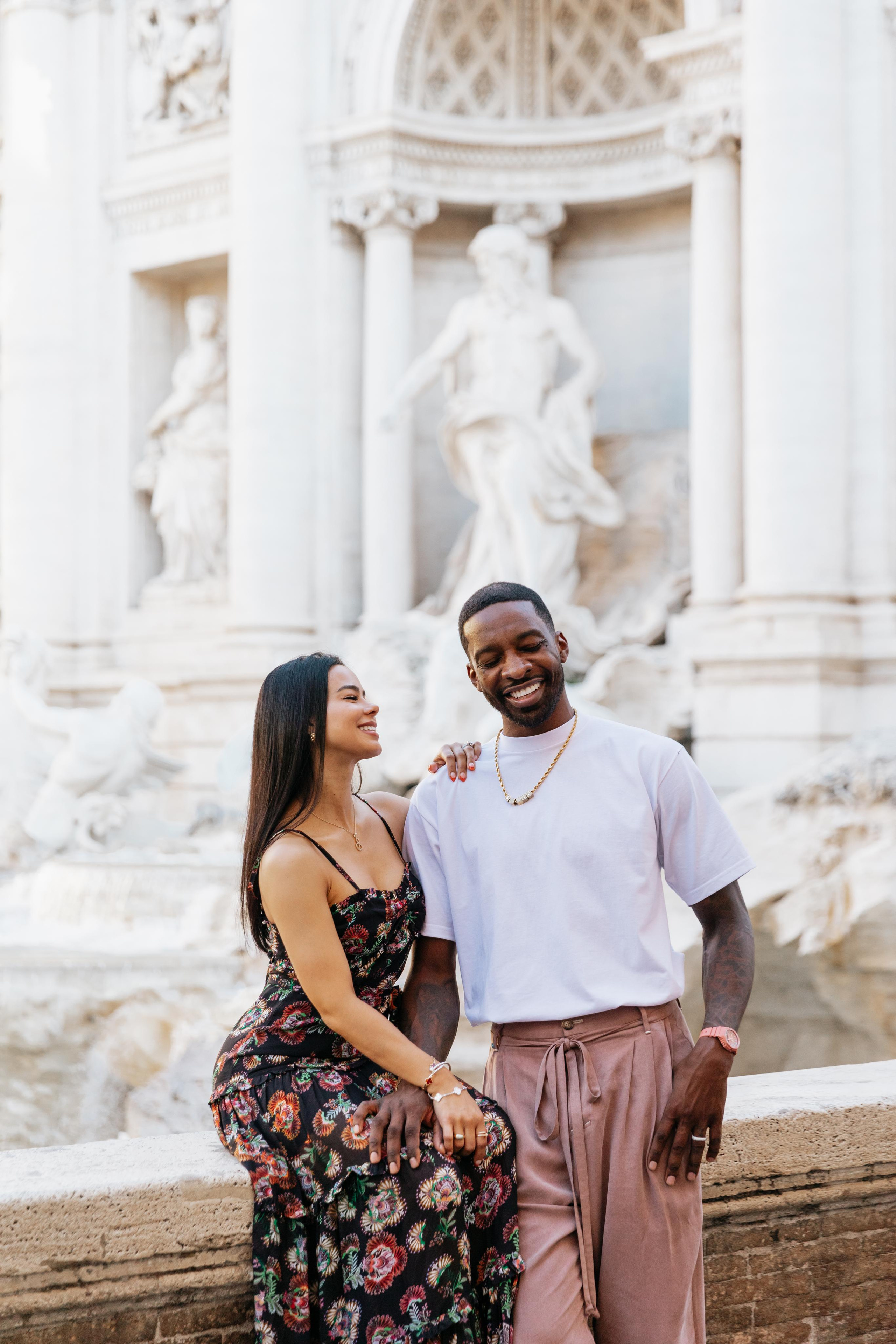 Stephanie and Jeffrey. Photographer in Rome