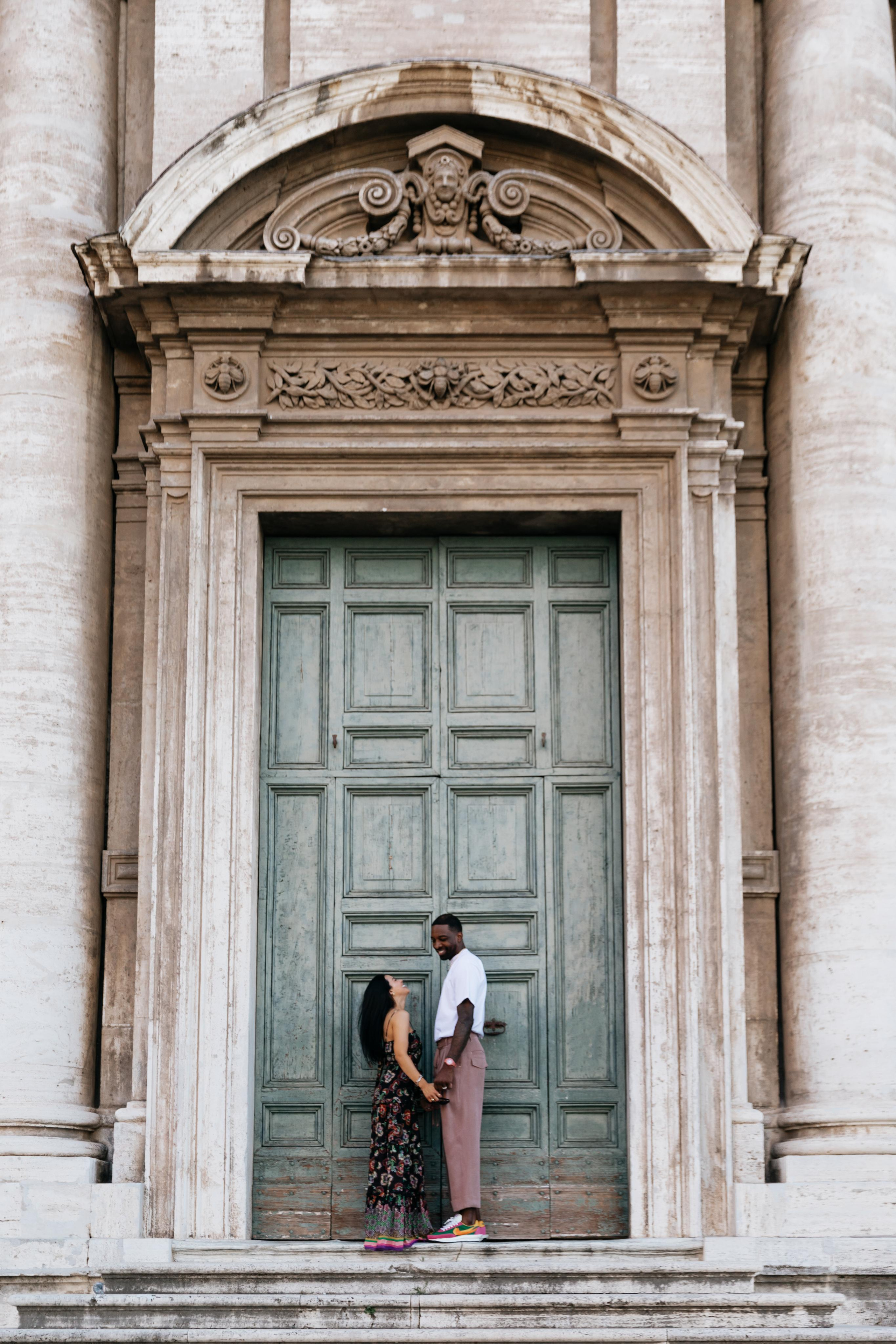 Stephanie and Jeffrey. Photographer in Rome