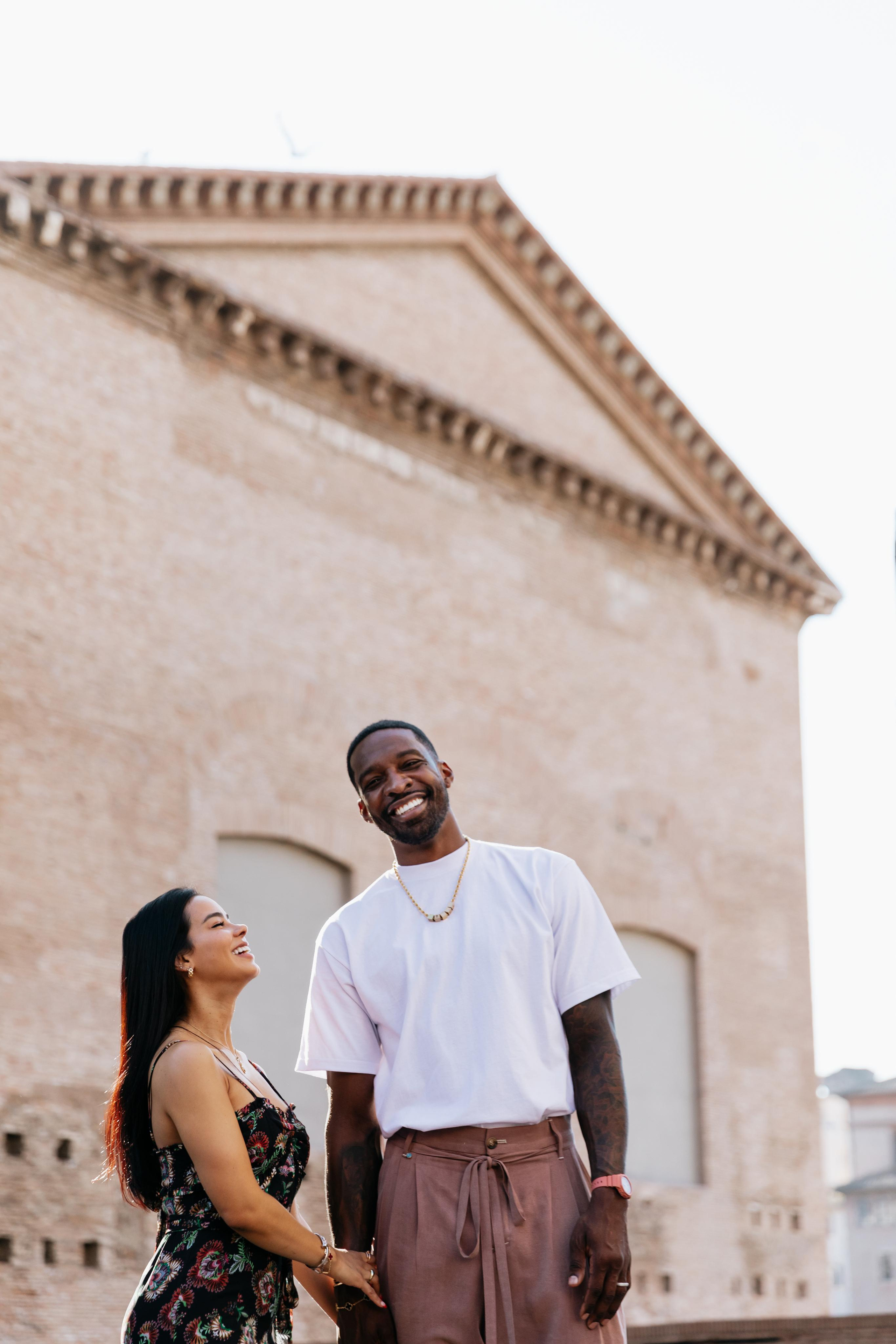 Stephanie and Jeffrey. Photographer in Rome