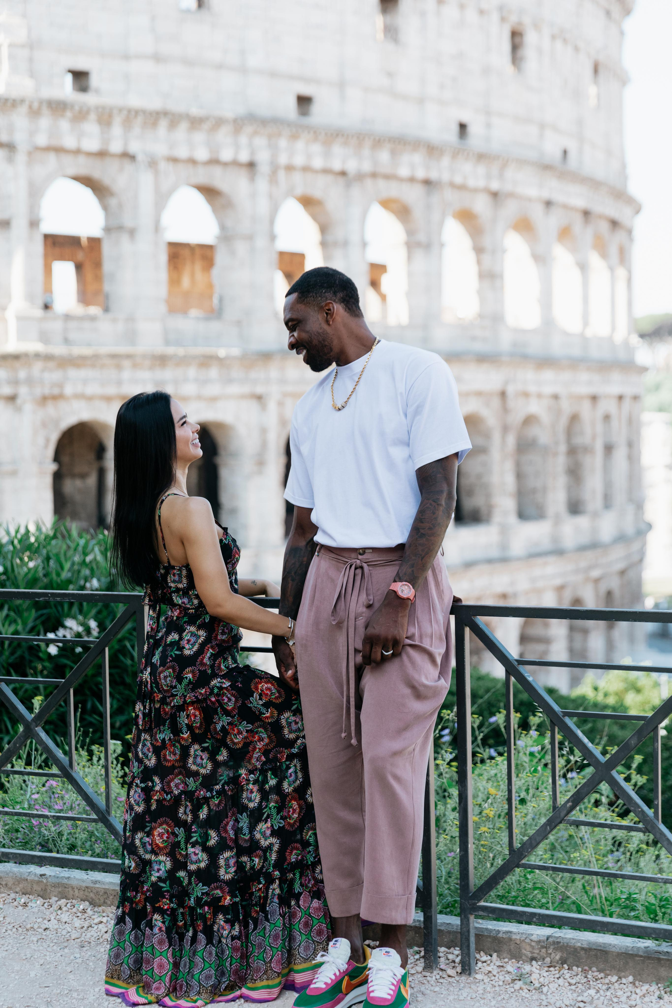 Stephanie and Jeffrey. Photographer in Rome