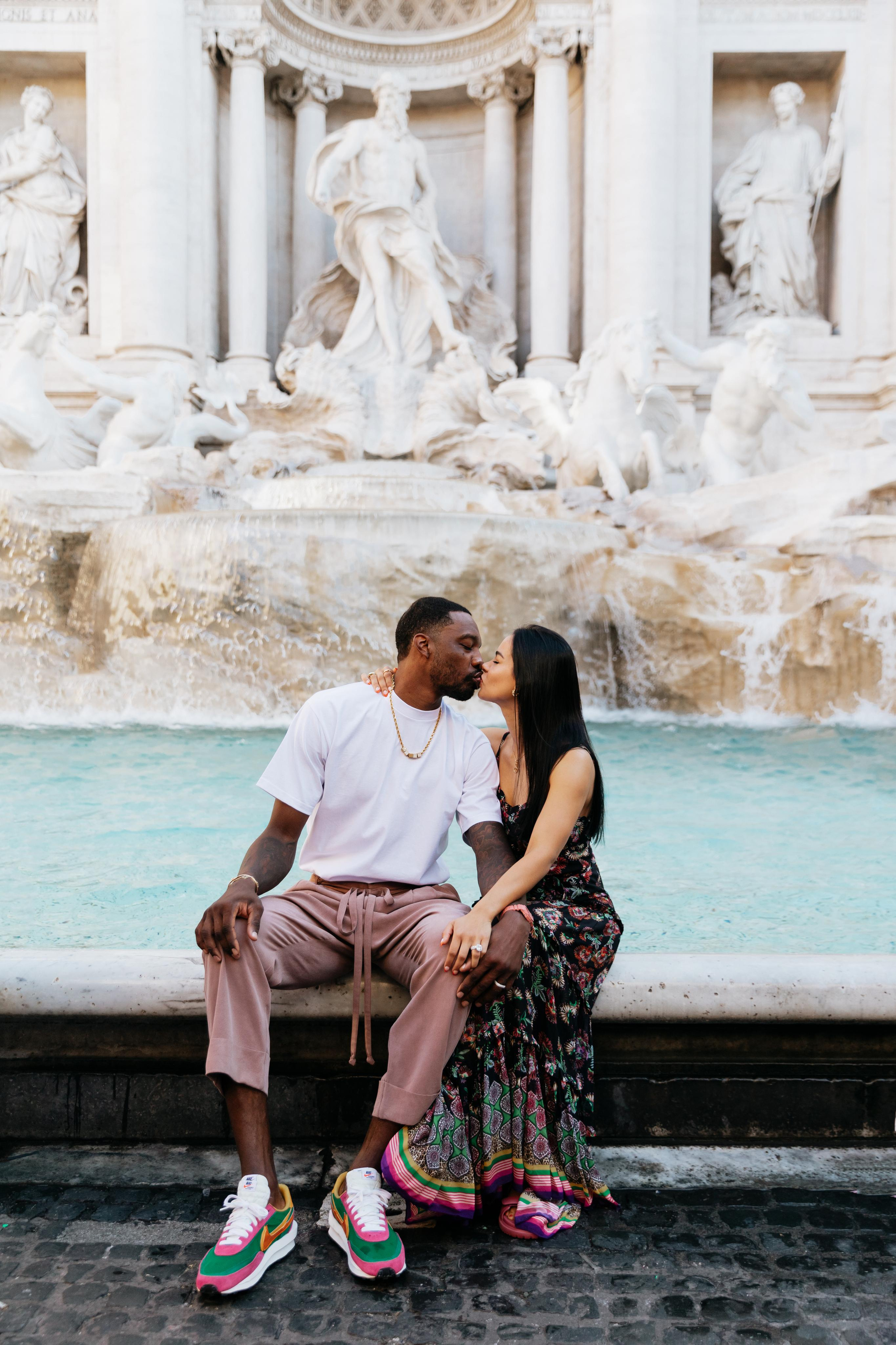 Stephanie and Jeffrey. Photographer in Rome
