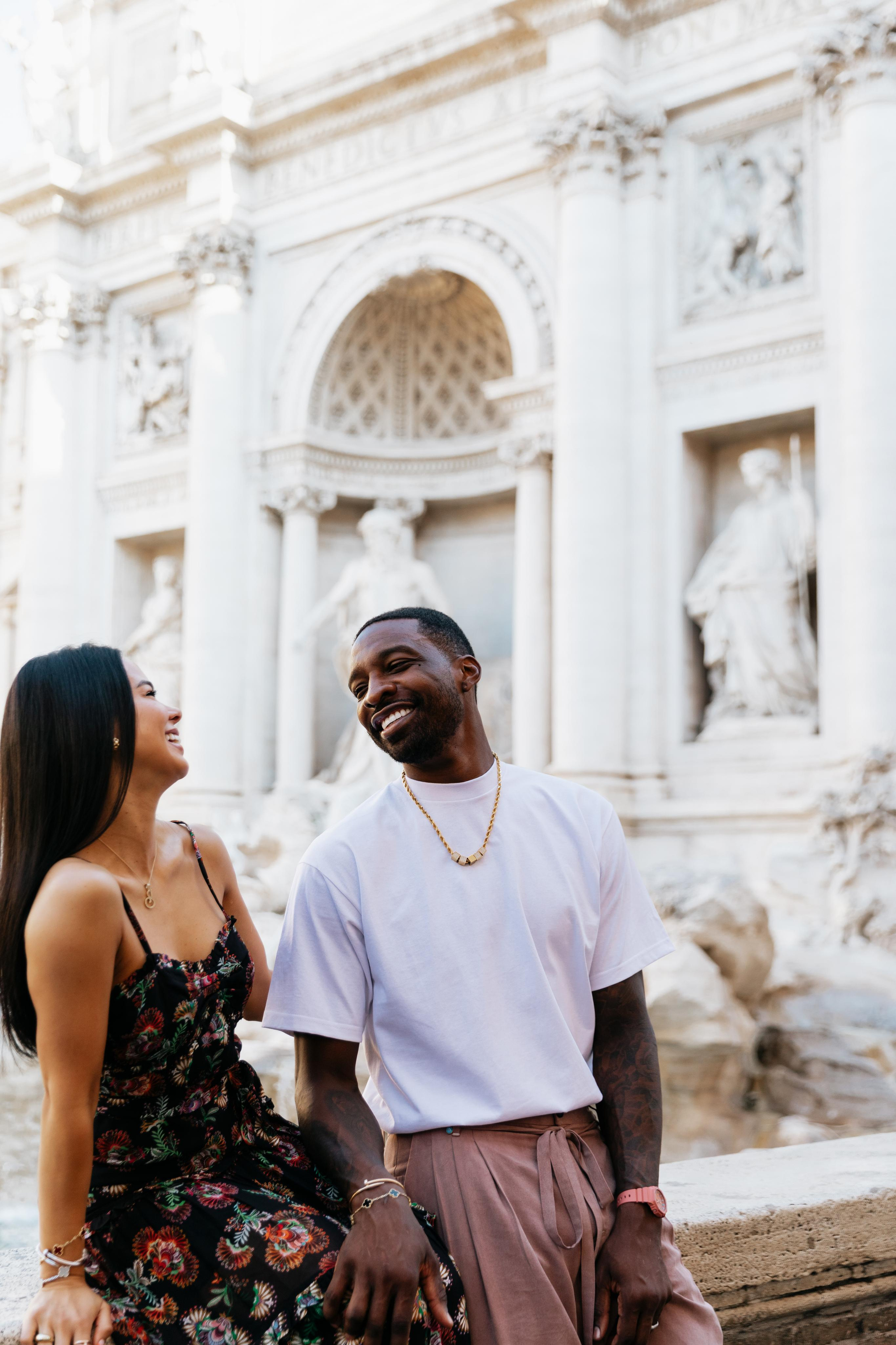 Stephanie and Jeffrey. Photographer in Rome