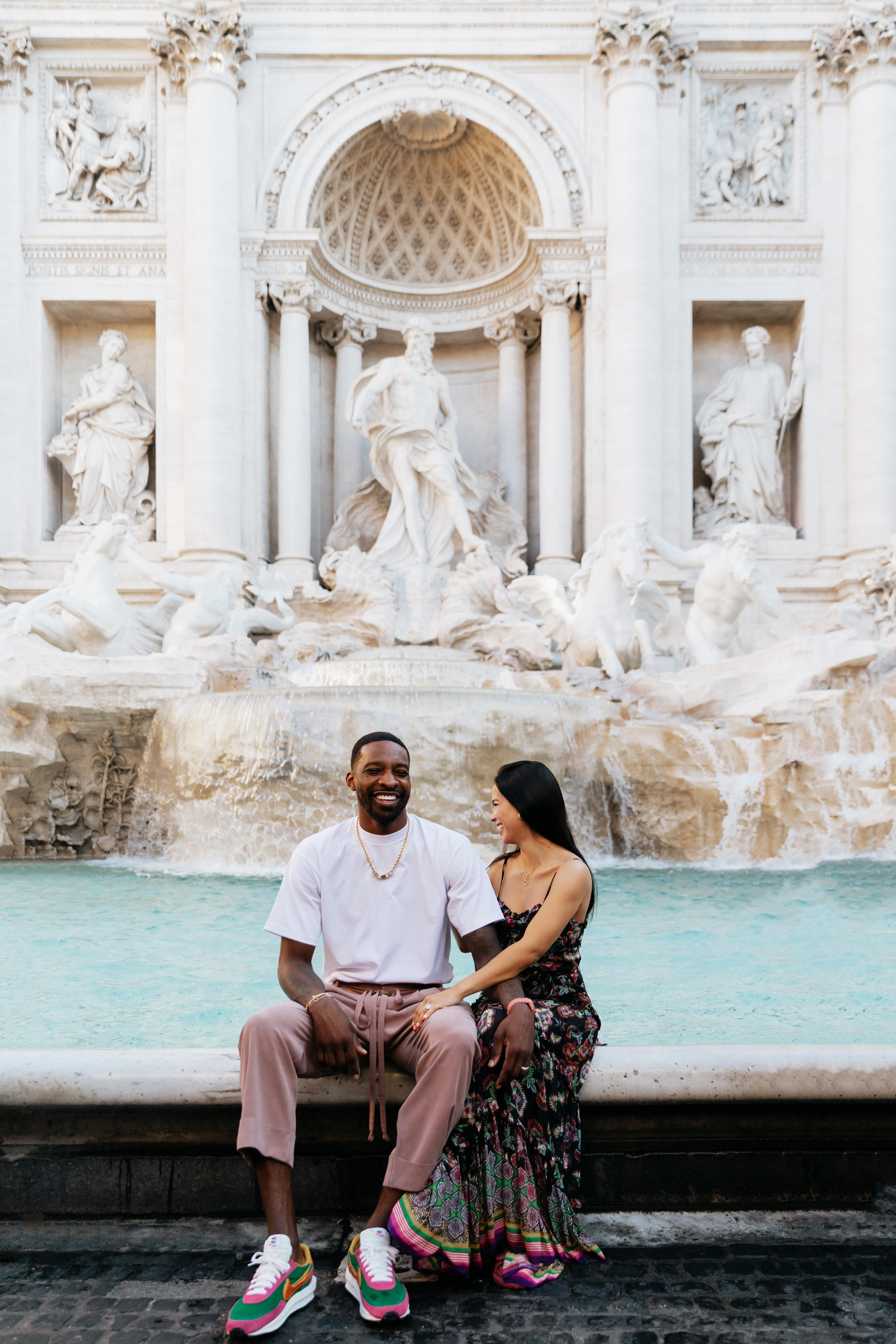 Stephanie and Jeffrey. Photographer in Rome