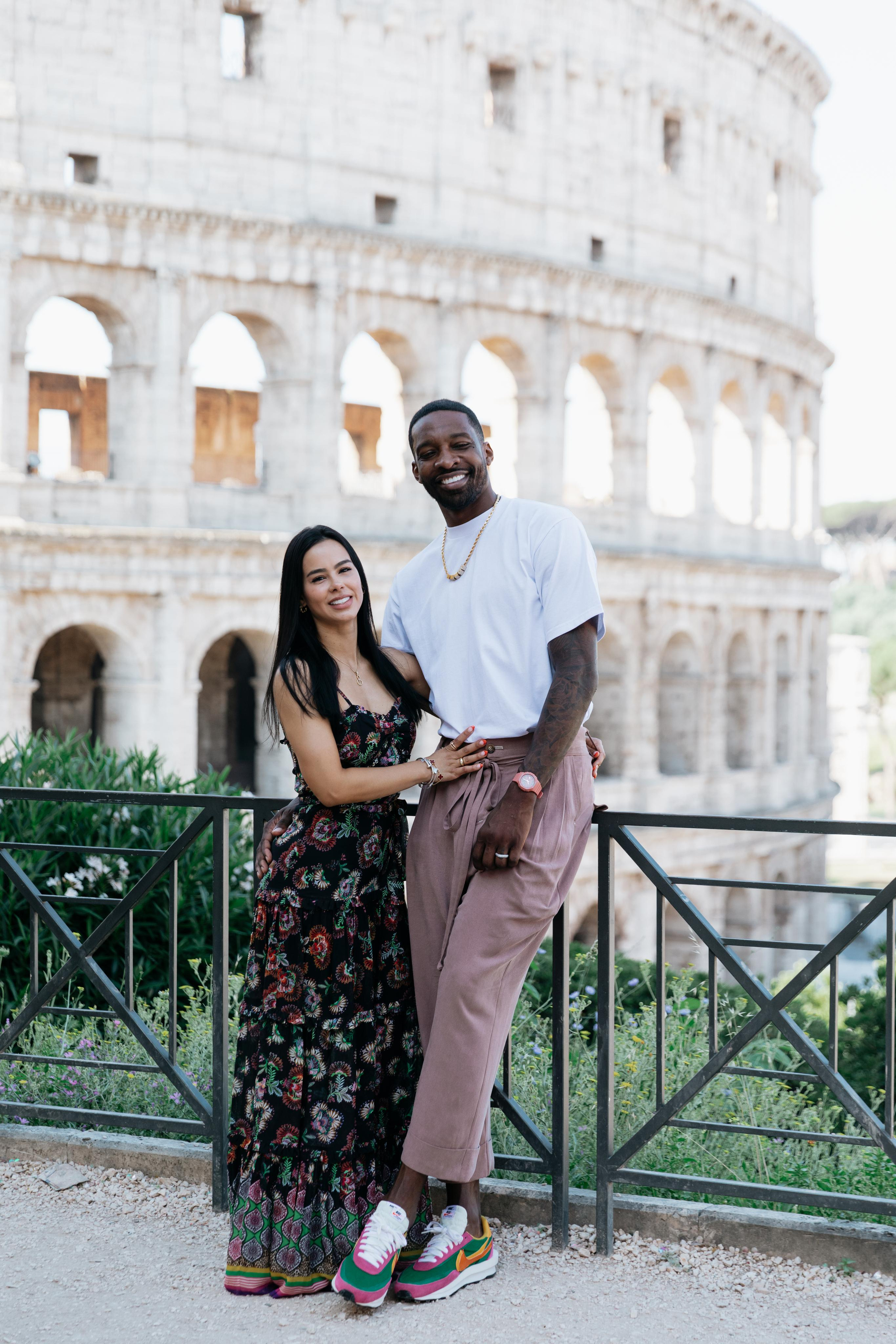 Stephanie and Jeffrey. Photographer in Rome