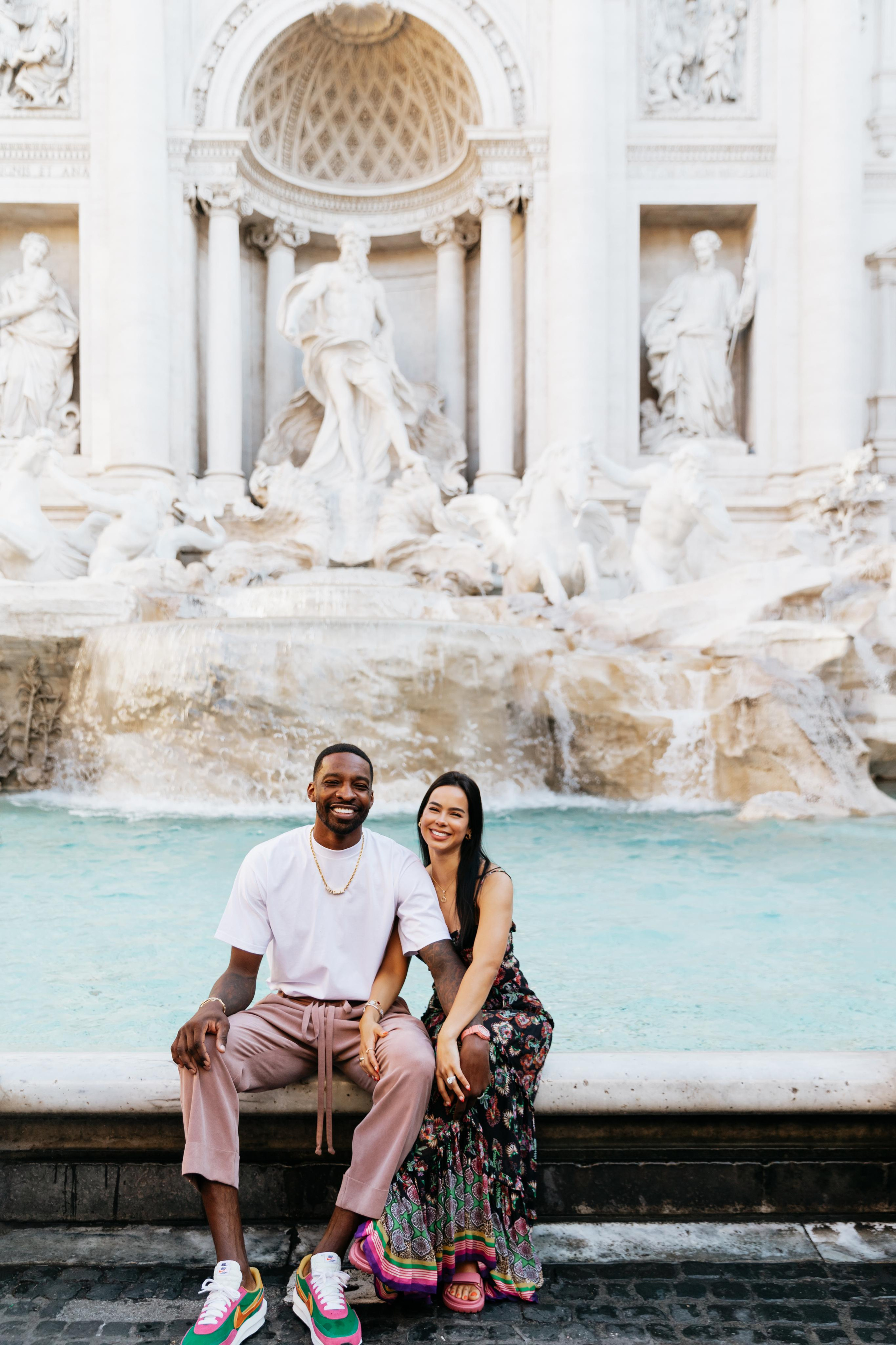 Stephanie and Jeffrey. Photographer in Rome