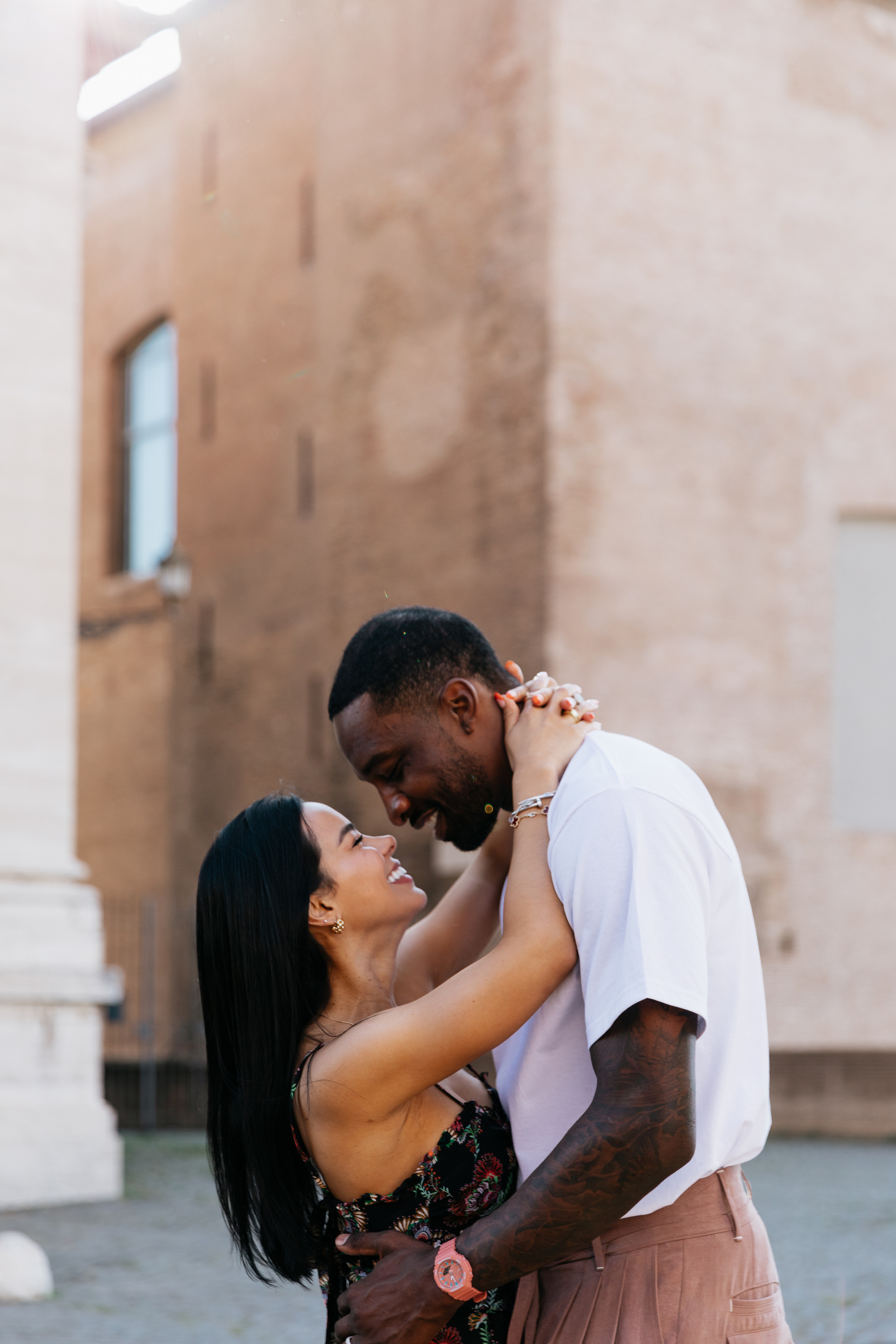 Stephanie and Jeffrey. Photographer in Rome