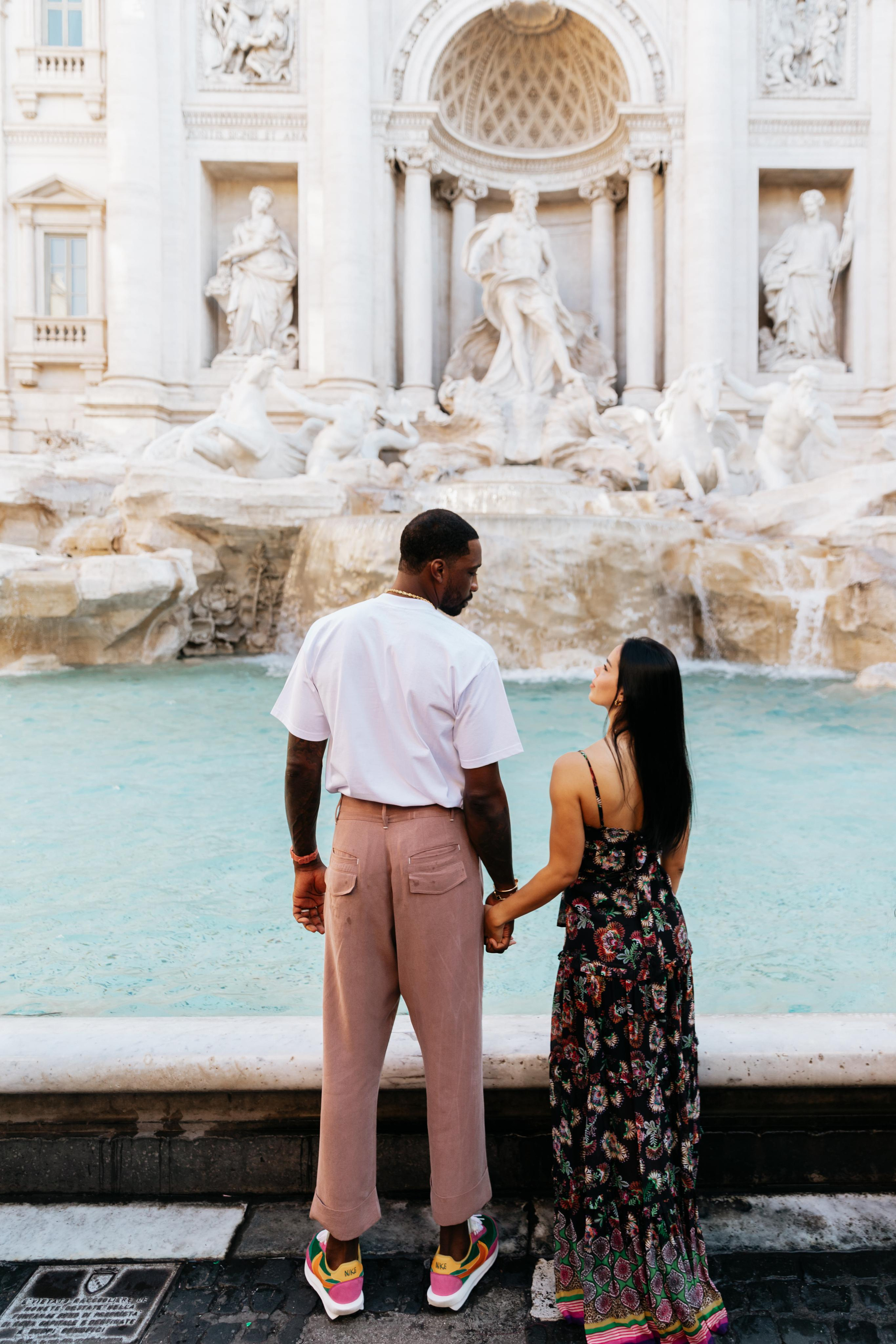 Stephanie and Jeffrey. Photographer in Rome
