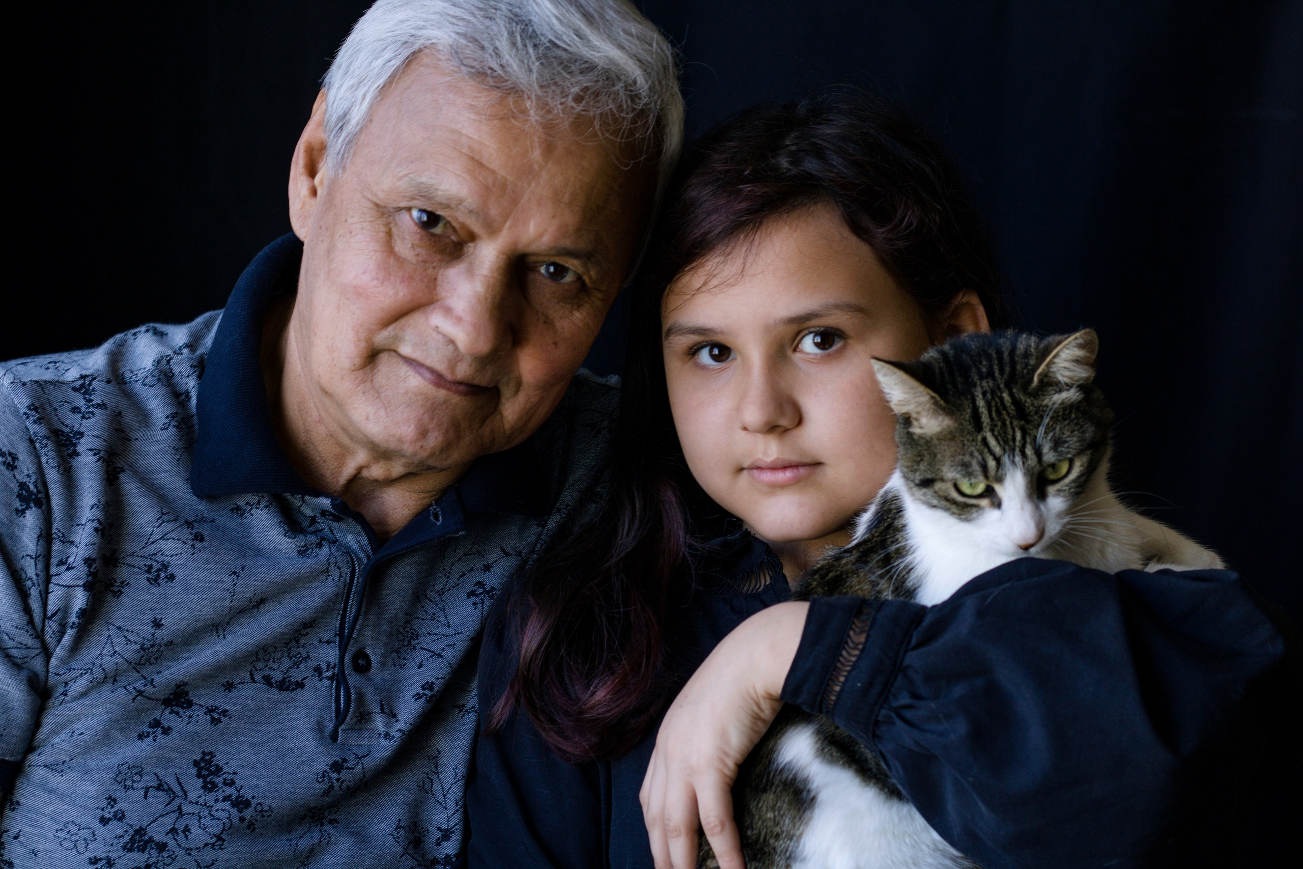 Babam ve kızım. Фотограф Рената Каман. Анталия, Турция