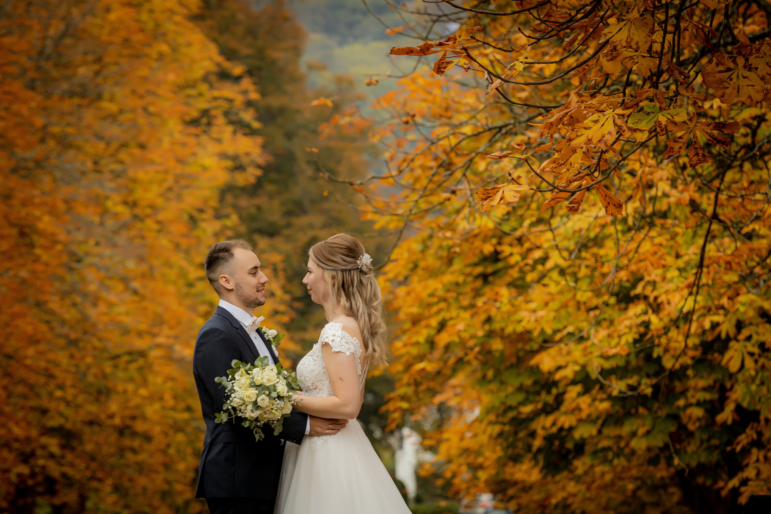Herbstliche Hochzeit. Фотограф в Германии — Михаэль Барон
