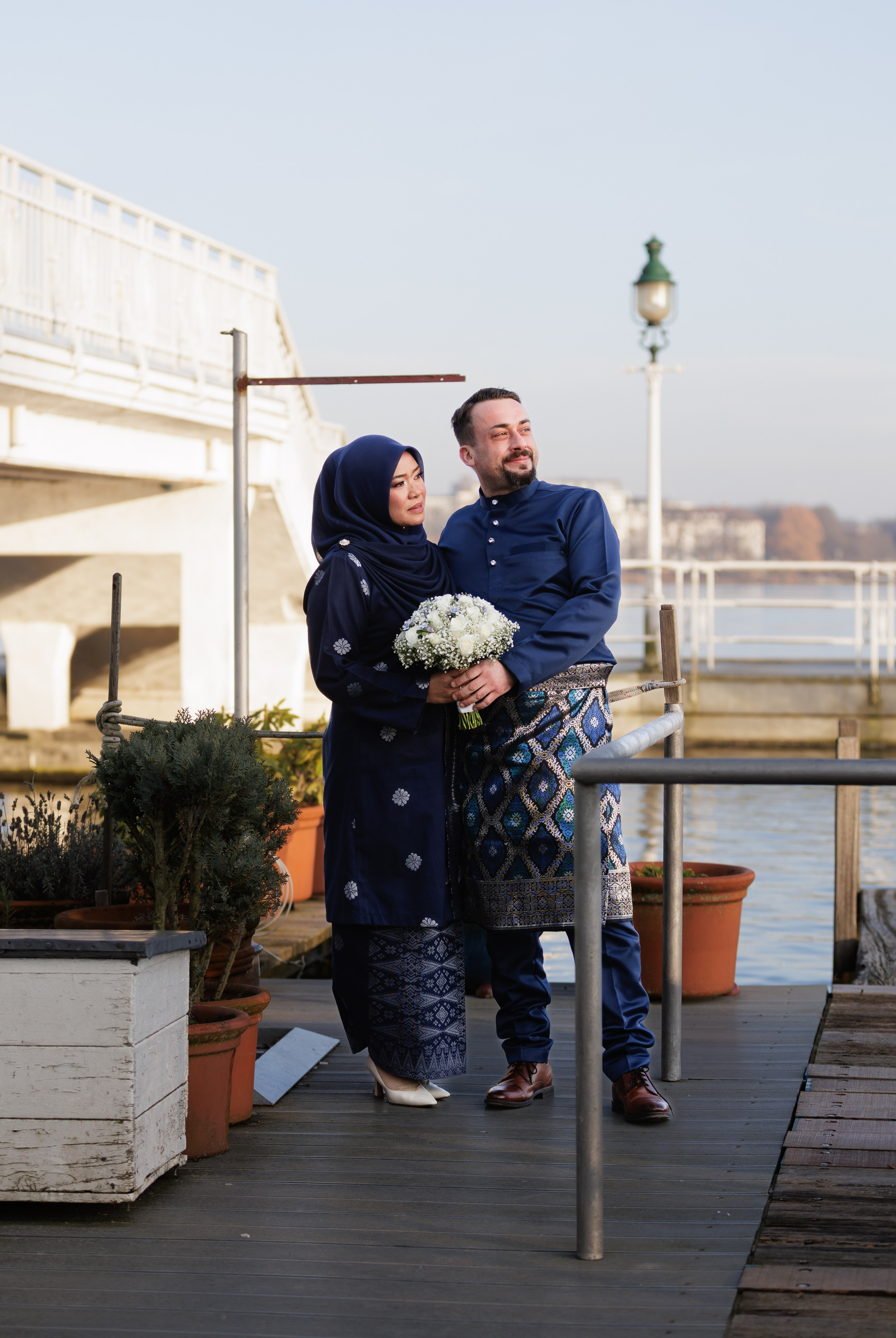 Hochzeitsfotografie in der Zentralmoschee Hamburg | Interkulturelle Harmonie & Architektonische Schönheit. Hochzeitsfotograf und Hochzeitsvideograf aus Hamburg | Roka21Film