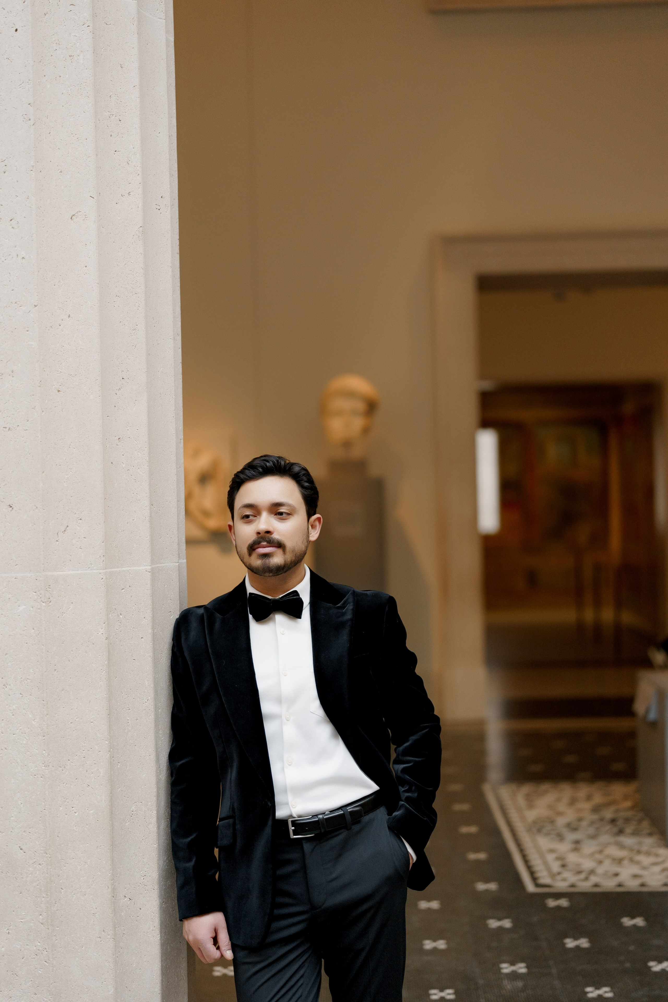 Caroline and Brendan’s Museum MET and Library Engagement Shoot. Wedding photographer and videographer New York | New Jersey