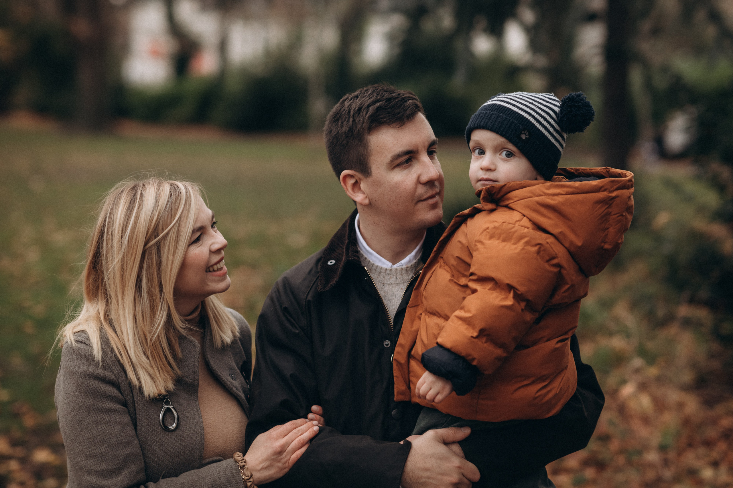 family in Dublin park