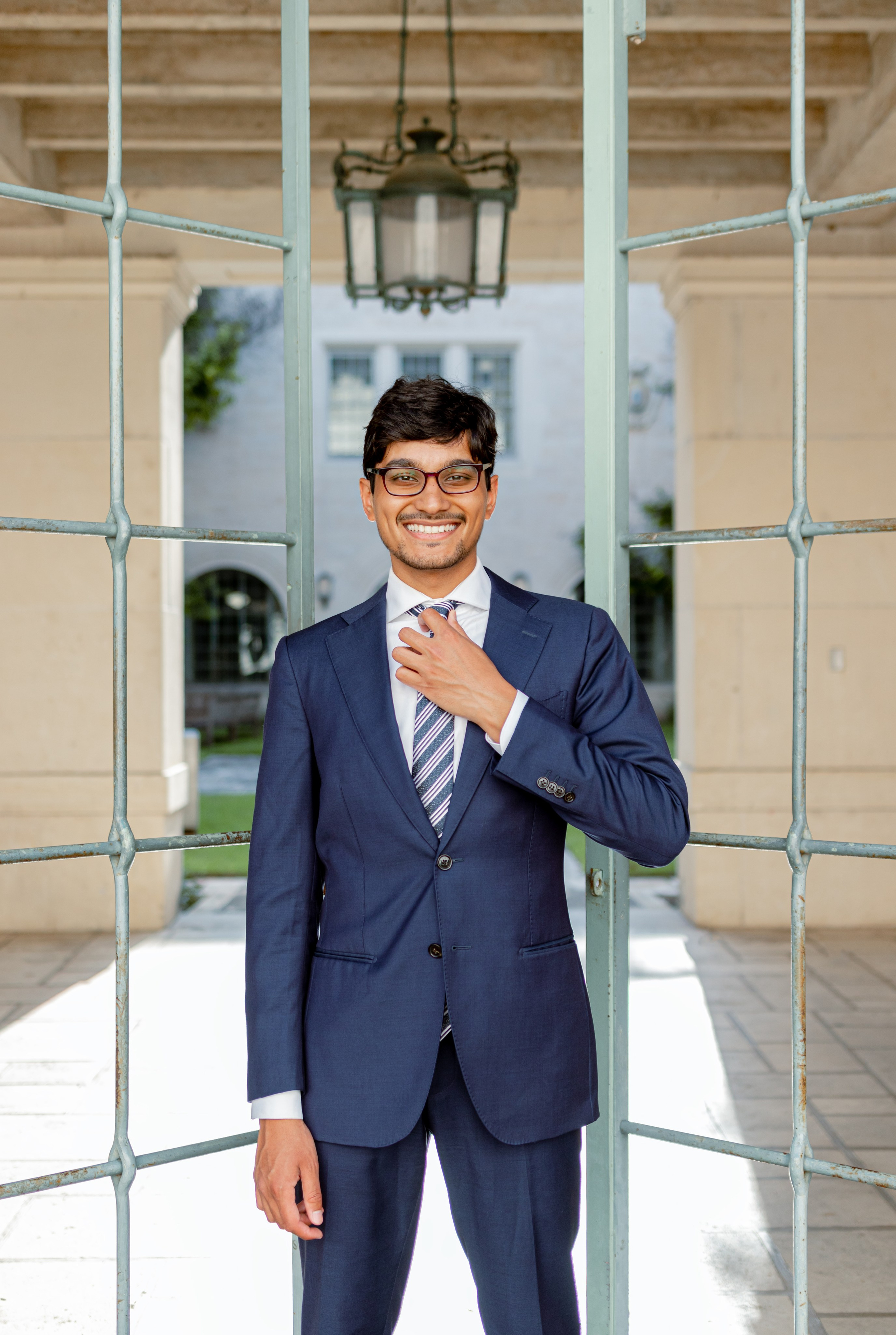 Samir's graduation photoshoot at the University of Texas Austin