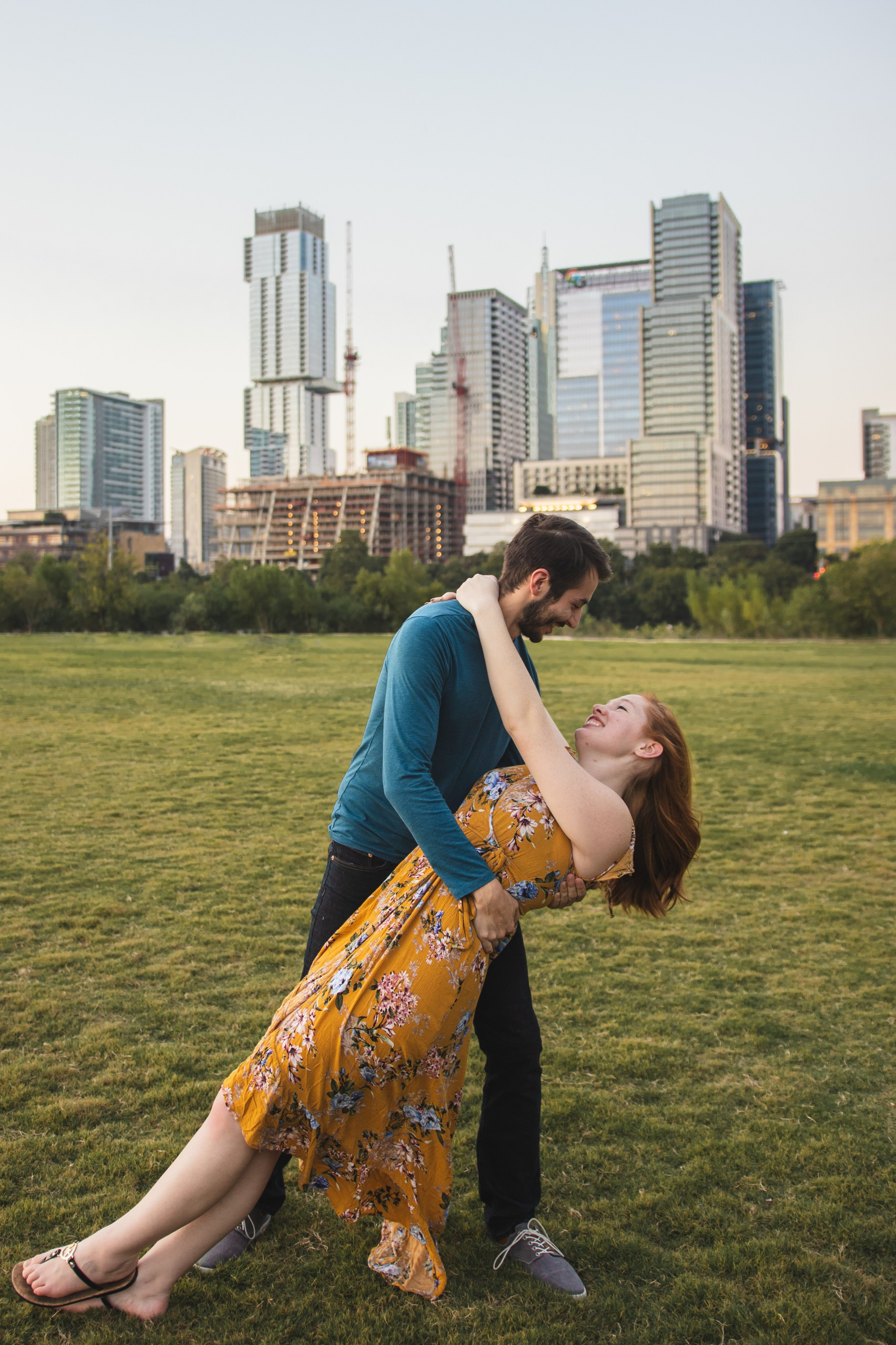 Kevin and Kristen’s photoshoot at Seaholm in Austin 