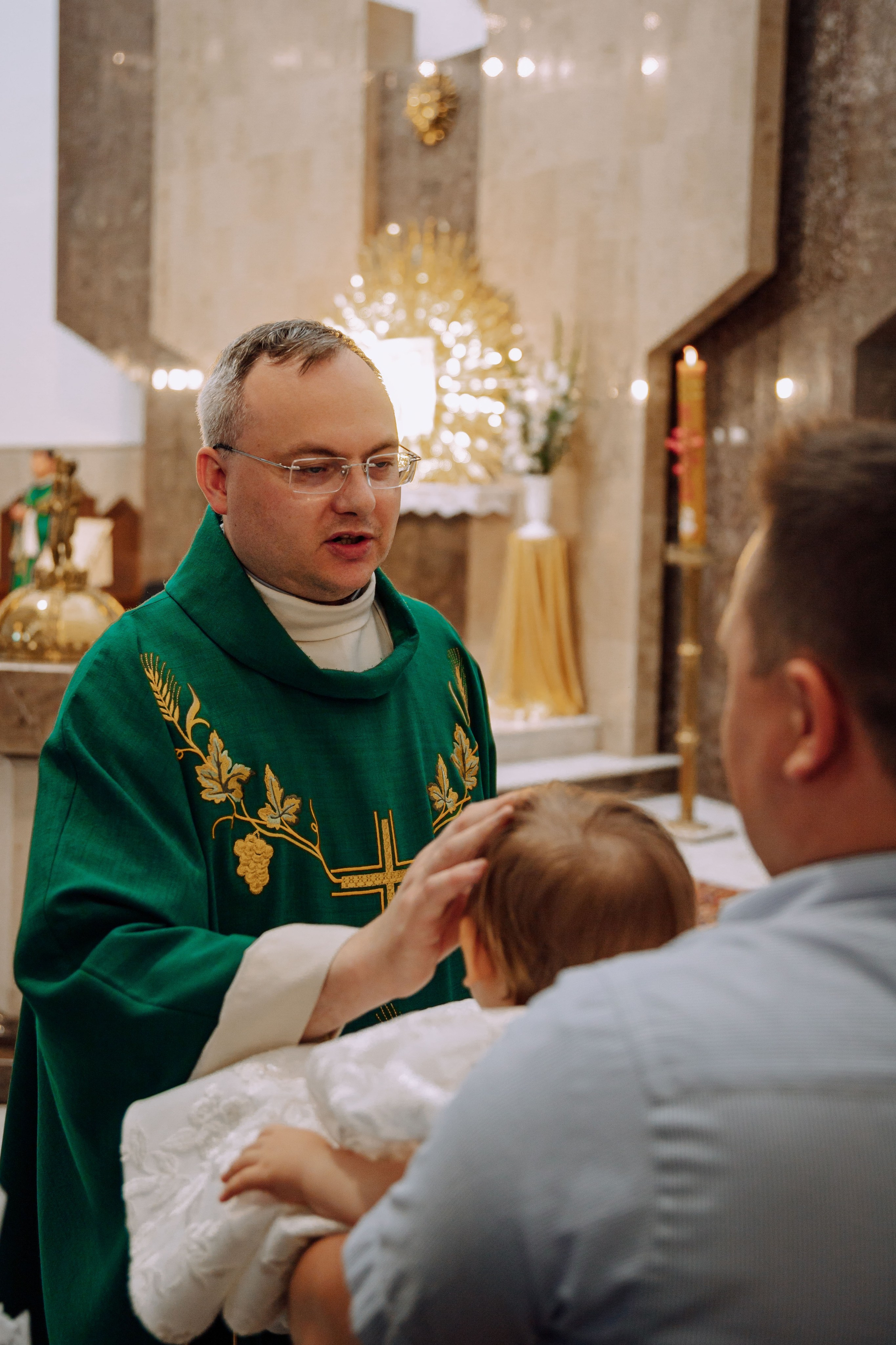 Chrzest Święty i roczek Gabrieli
