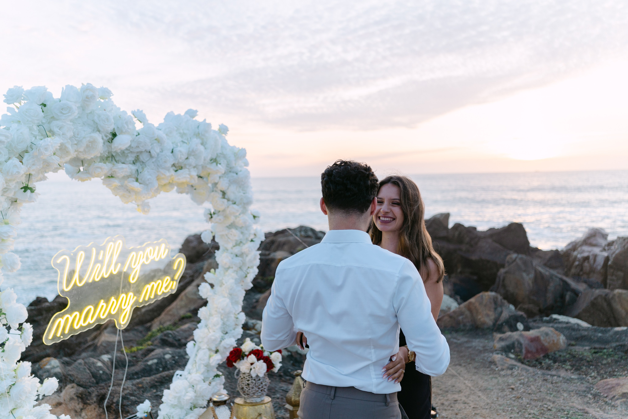 Wedding Proposal at the Beach. Davi Valente
