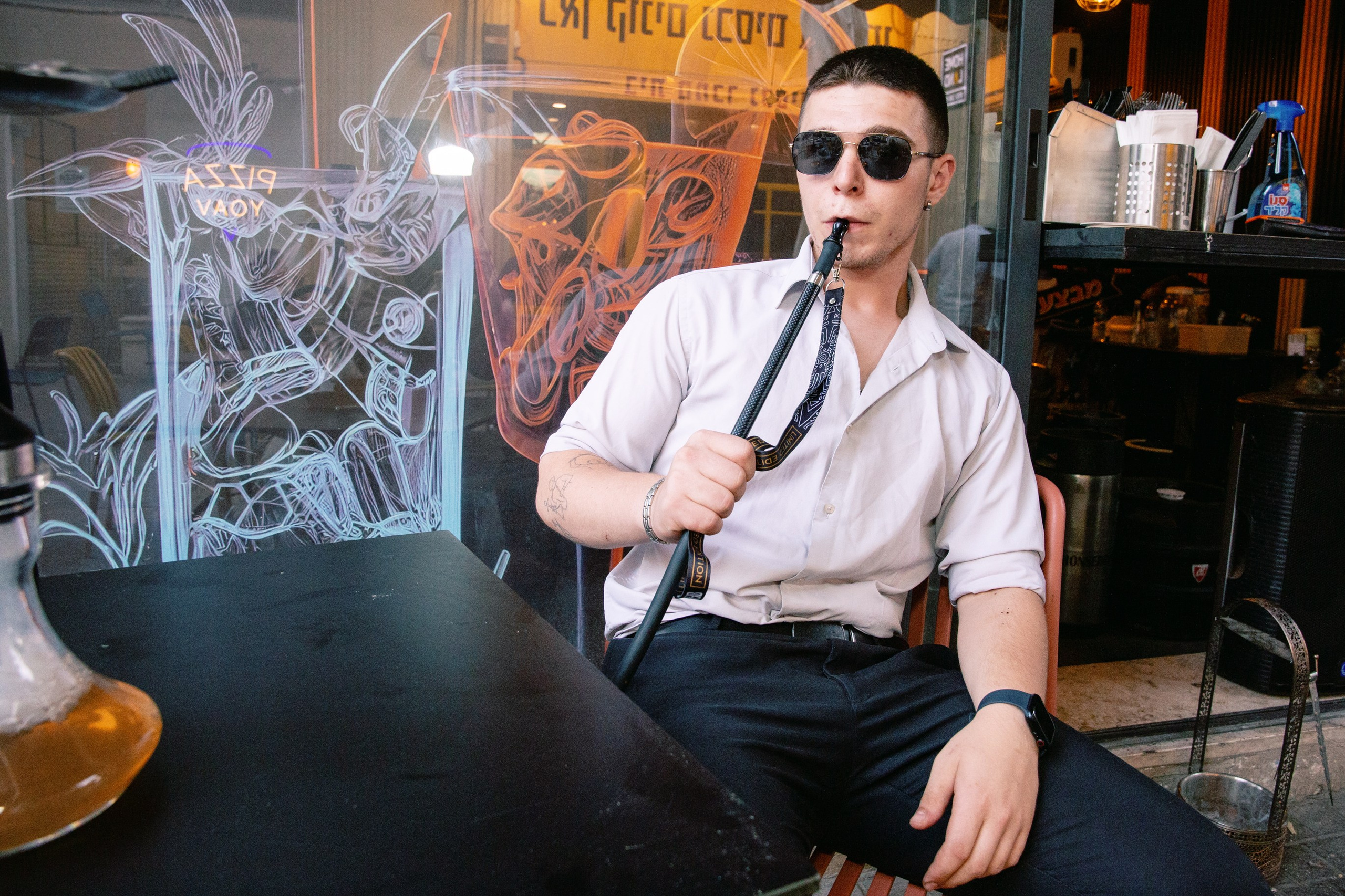 Контентная съемка для бара Focus. Портретный и репортажный фотограф в Израиле Рома Бирман